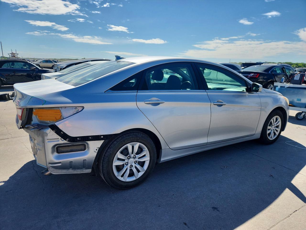 2012 Hyundai Sonata Gls Silver vin: 5NPEB4AC7CH488323
