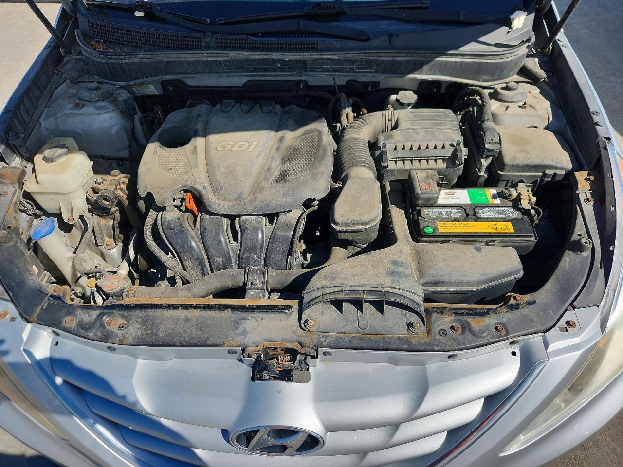 2012 Hyundai Sonata Gls Silver vin: 5NPEB4AC7CH488323
