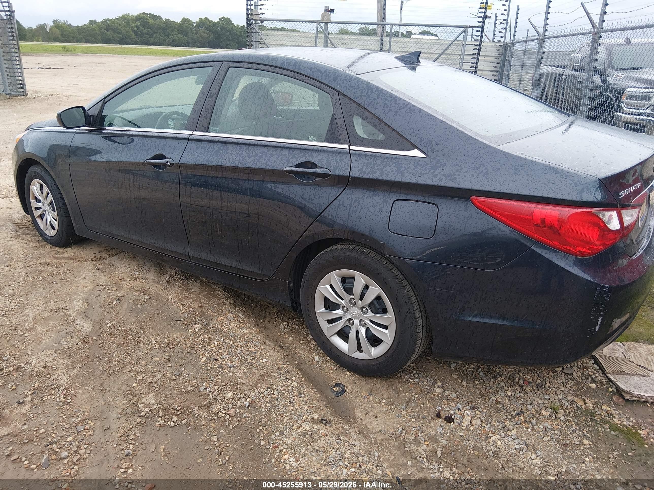2012 Hyundai Sonata Gls Серый vin: 5NPEB4AC7CH491562