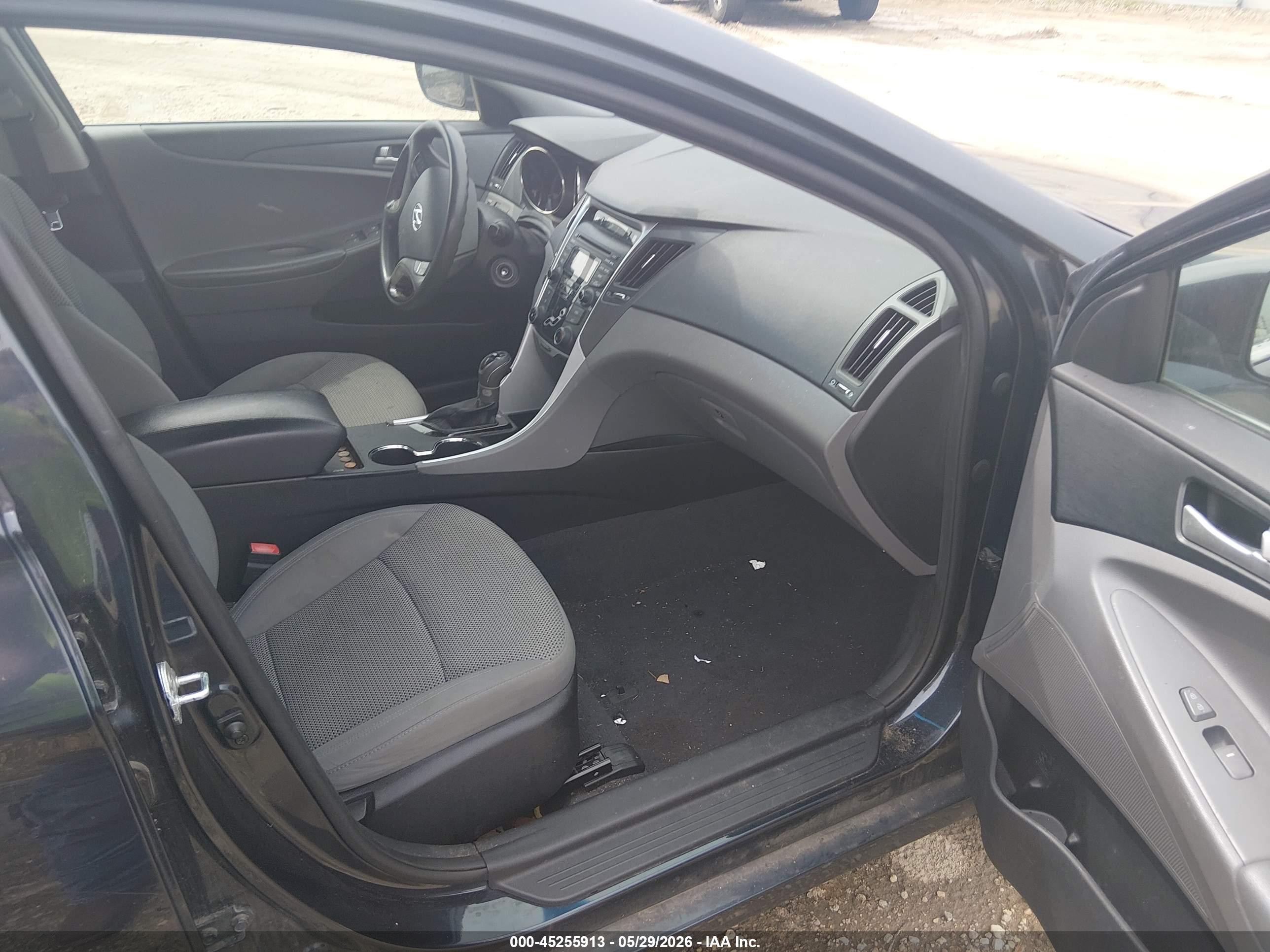2012 Hyundai Sonata Gls Серый vin: 5NPEB4AC7CH491562