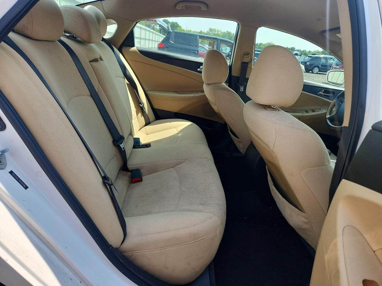 2012 Hyundai Sonata Gls White vin: 5NPEB4AC7CH495496