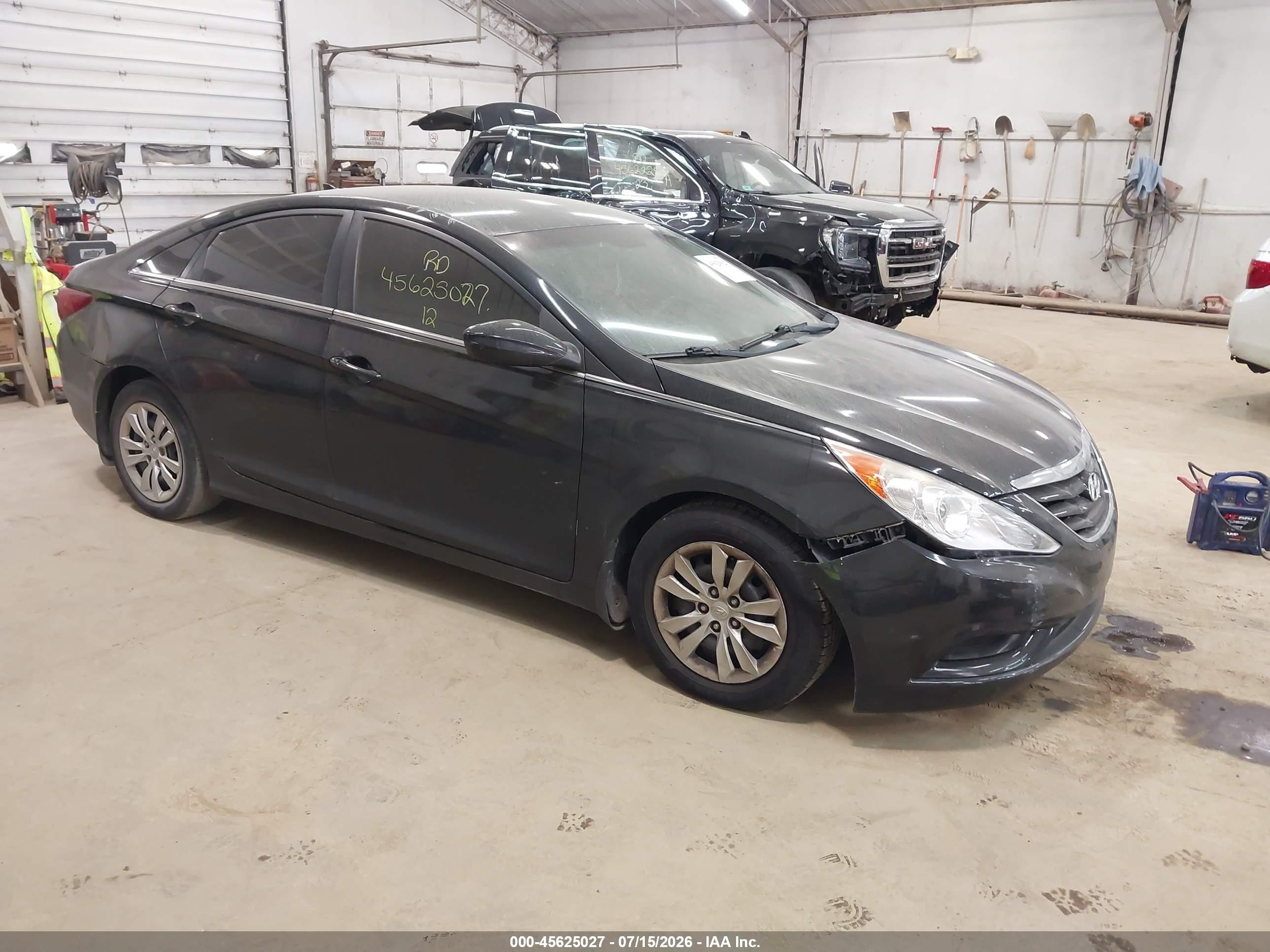 2012 Hyundai Sonata Gls Black vin: 5NPEB4AC7CH500969
