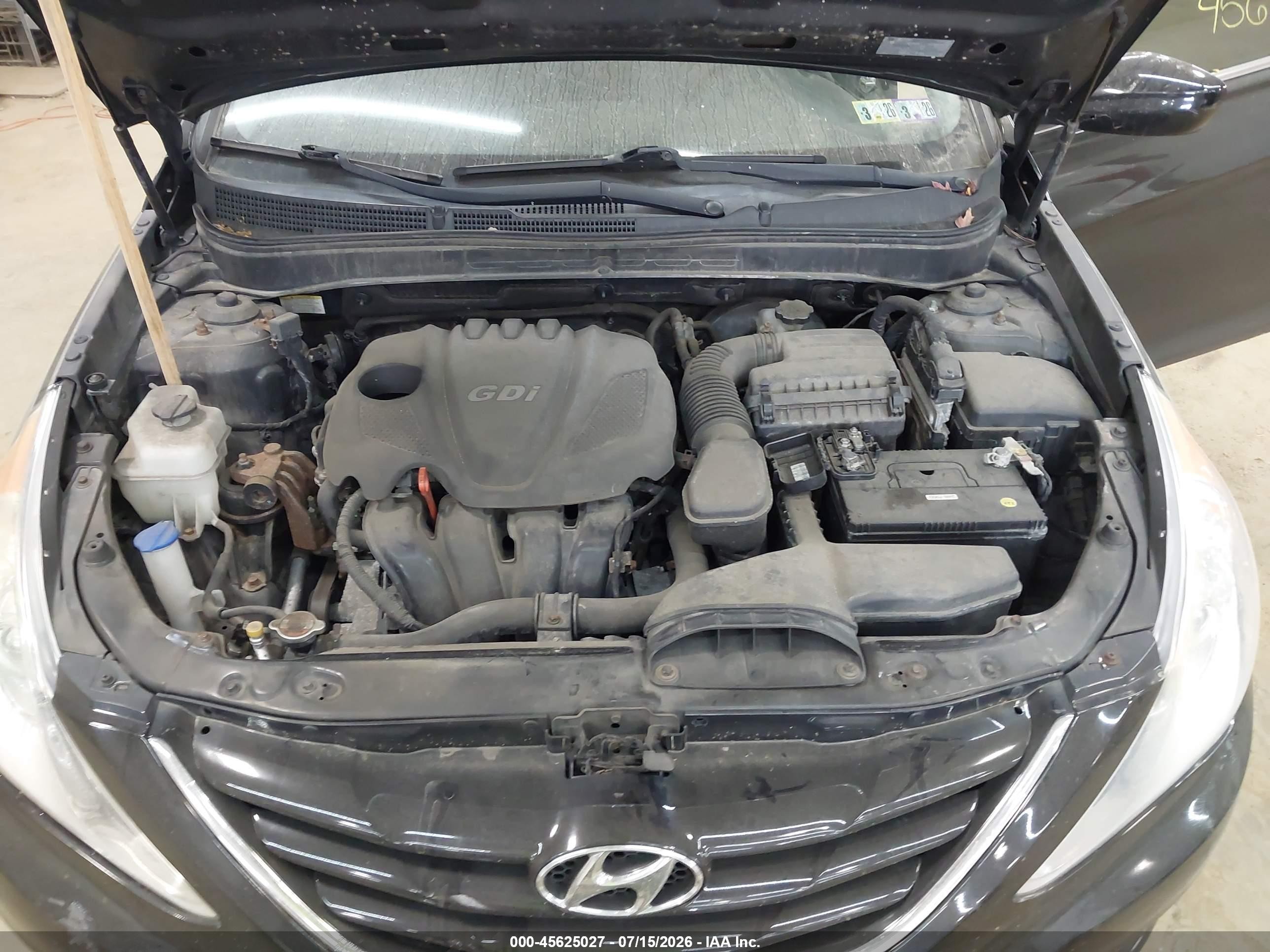 2012 Hyundai Sonata Gls Black vin: 5NPEB4AC7CH500969