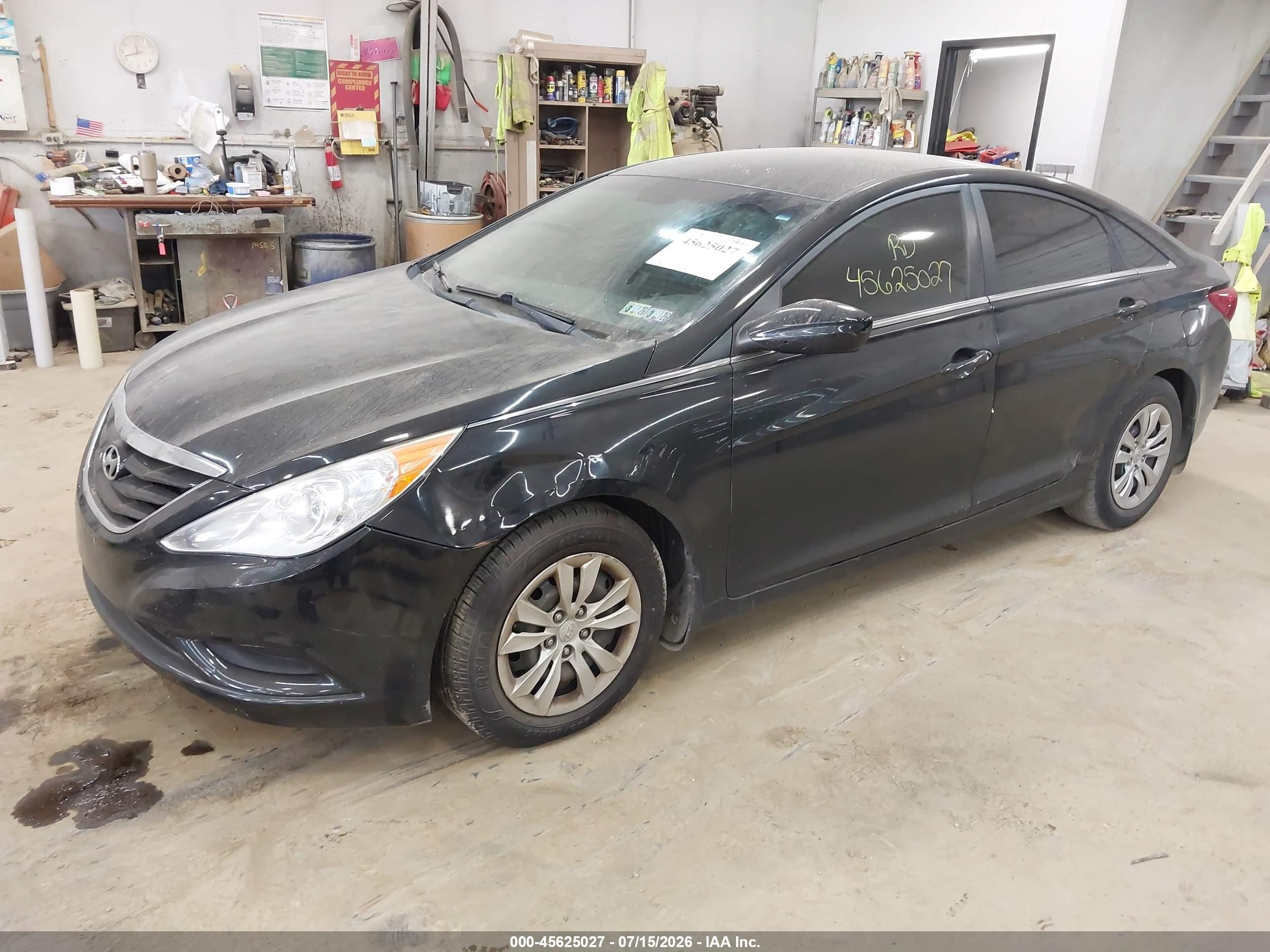 2012 Hyundai Sonata Gls Black vin: 5NPEB4AC7CH500969