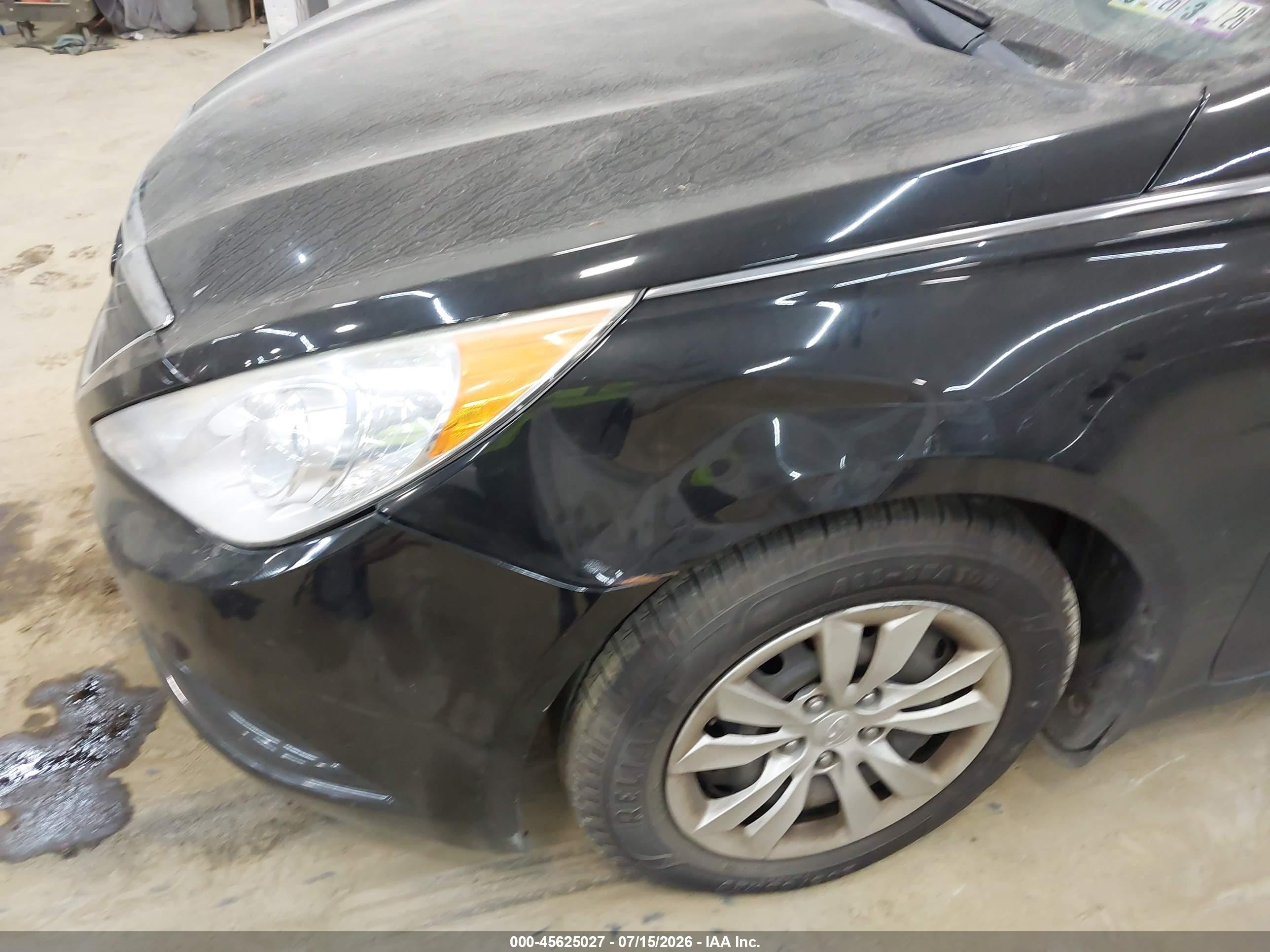 2012 Hyundai Sonata Gls Black vin: 5NPEB4AC7CH500969