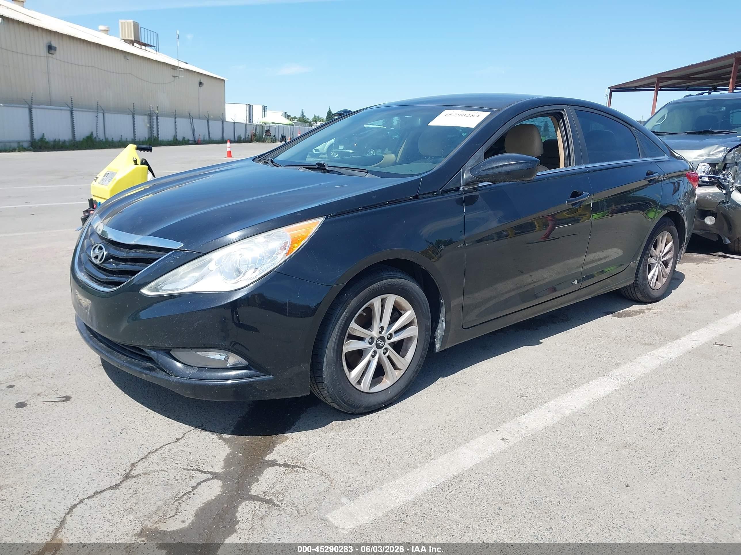 2013 Hyundai Sonata Gls Black vin: 5NPEB4AC7DH505266