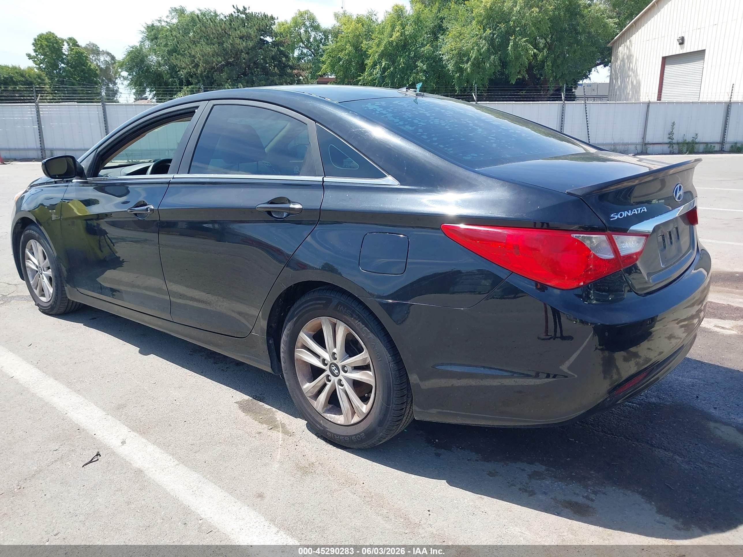 2013 Hyundai Sonata Gls Black vin: 5NPEB4AC7DH505266
