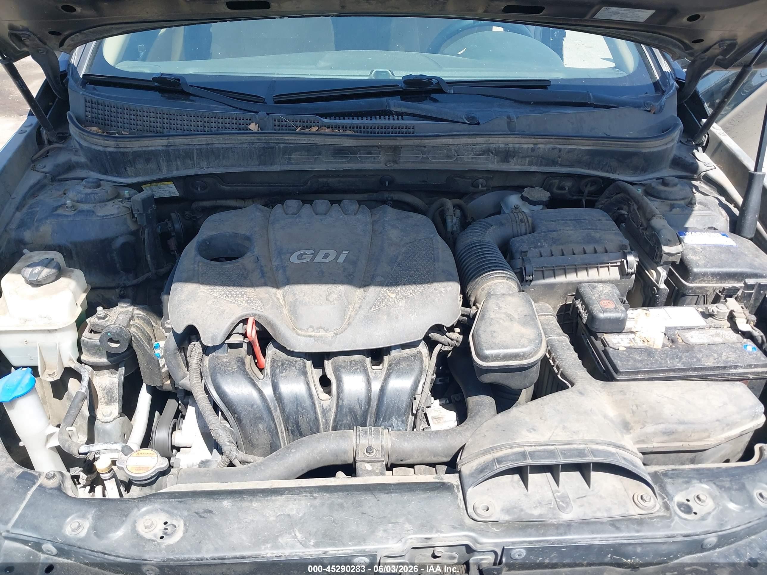 2013 Hyundai Sonata Gls Black vin: 5NPEB4AC7DH505266