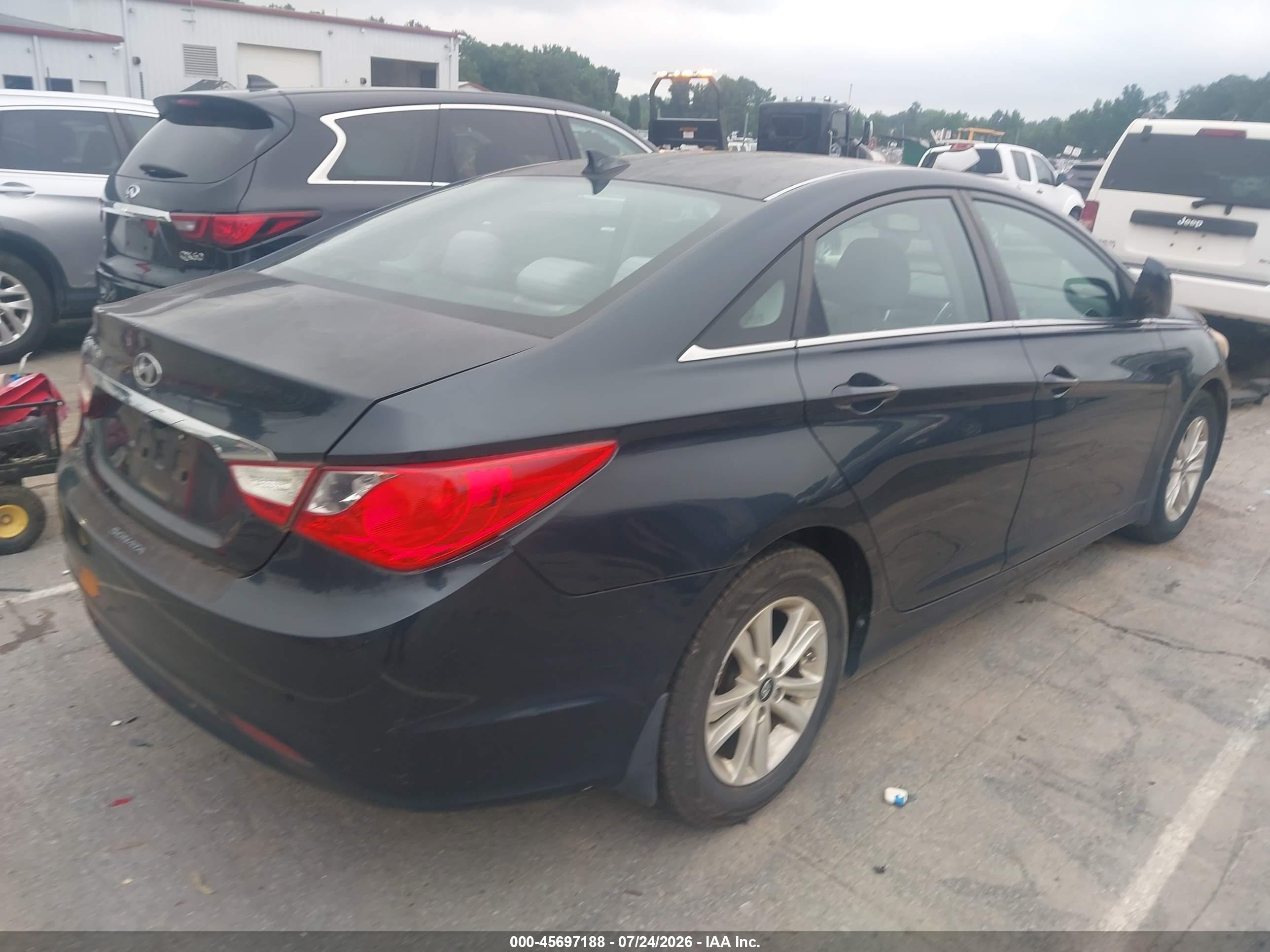 2013 Hyundai Sonata Gls Blue vin: 5NPEB4AC7DH514386