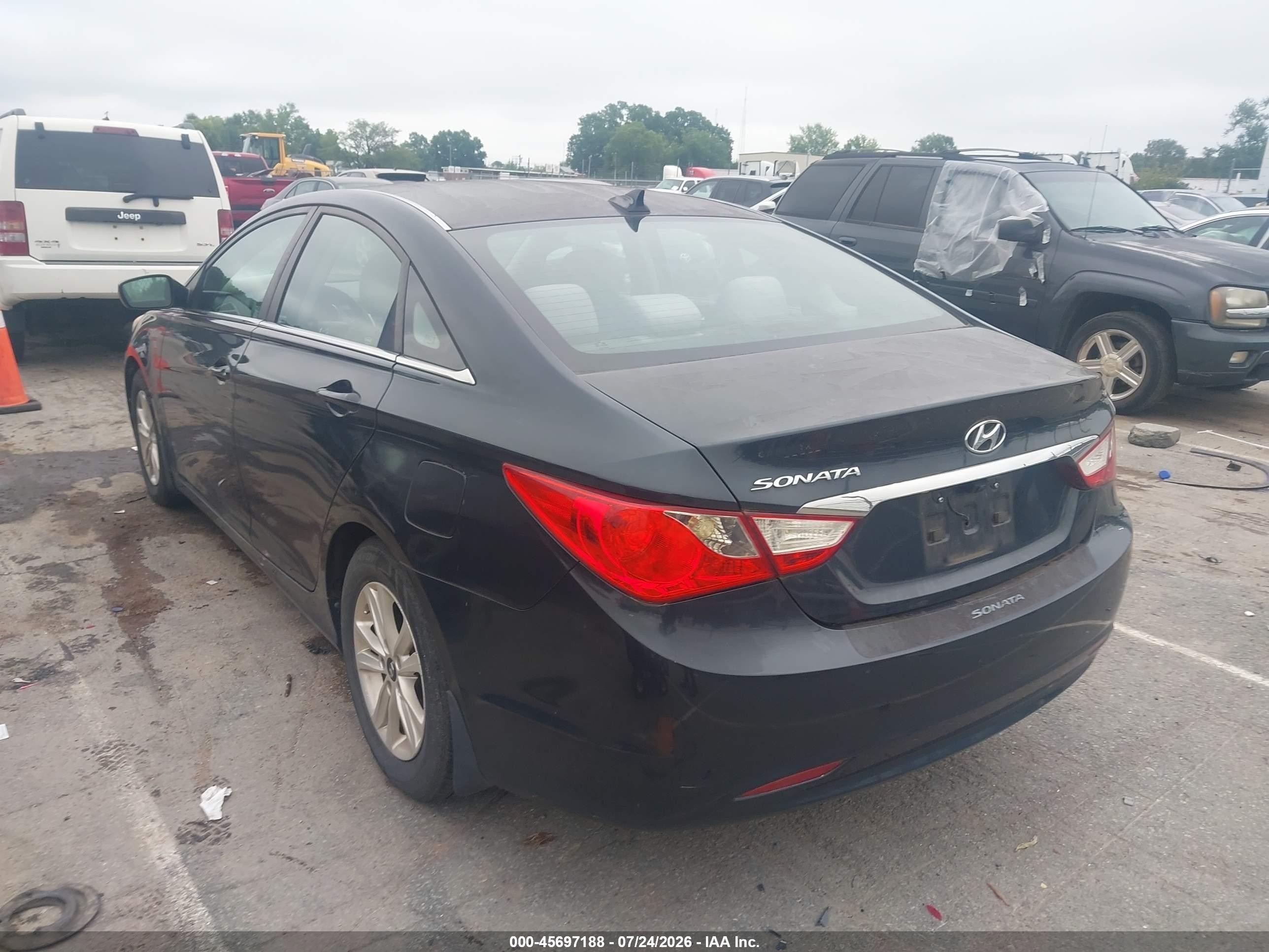2013 Hyundai Sonata Gls Blue vin: 5NPEB4AC7DH514386