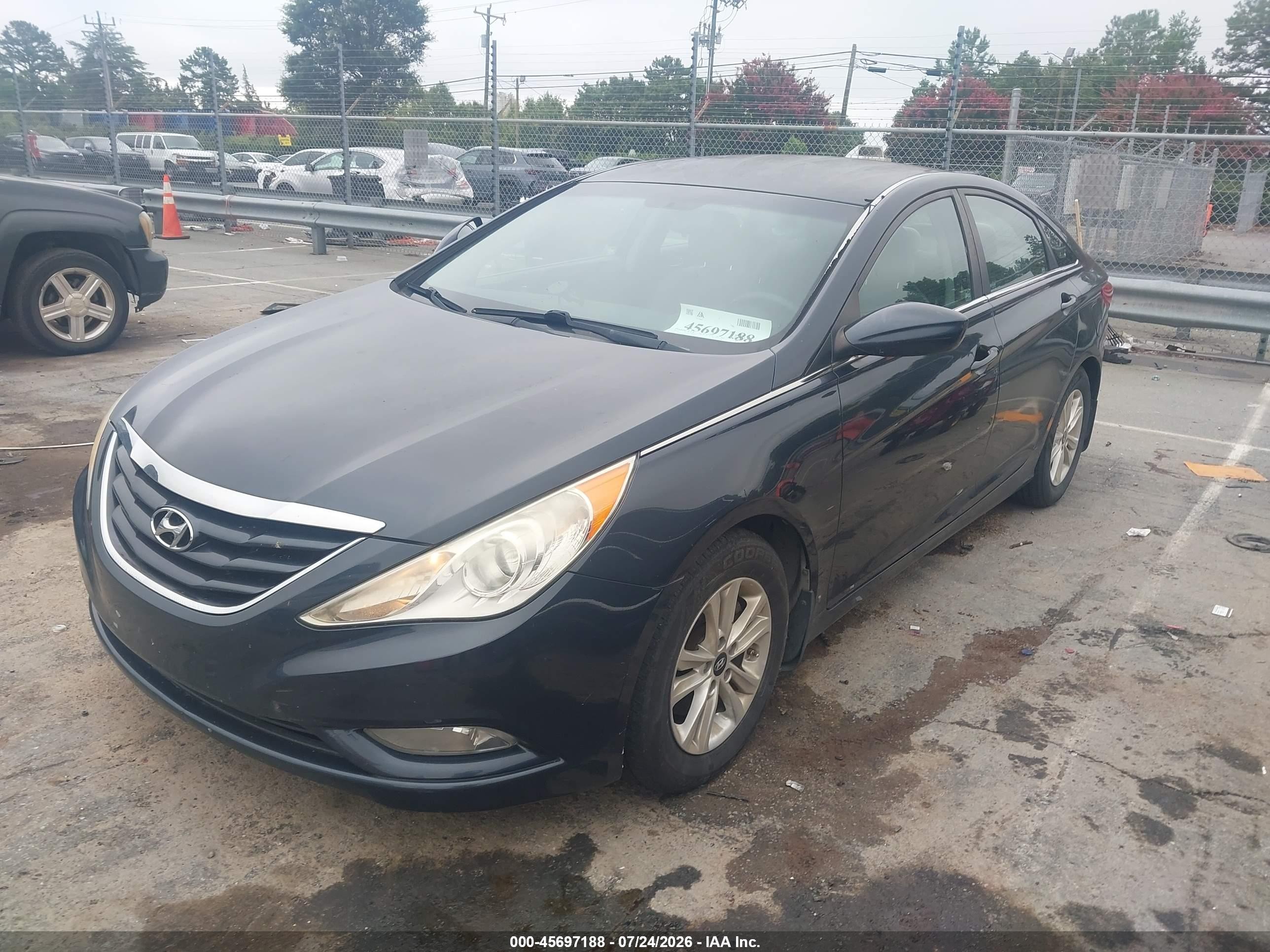 2013 Hyundai Sonata Gls Blue vin: 5NPEB4AC7DH514386