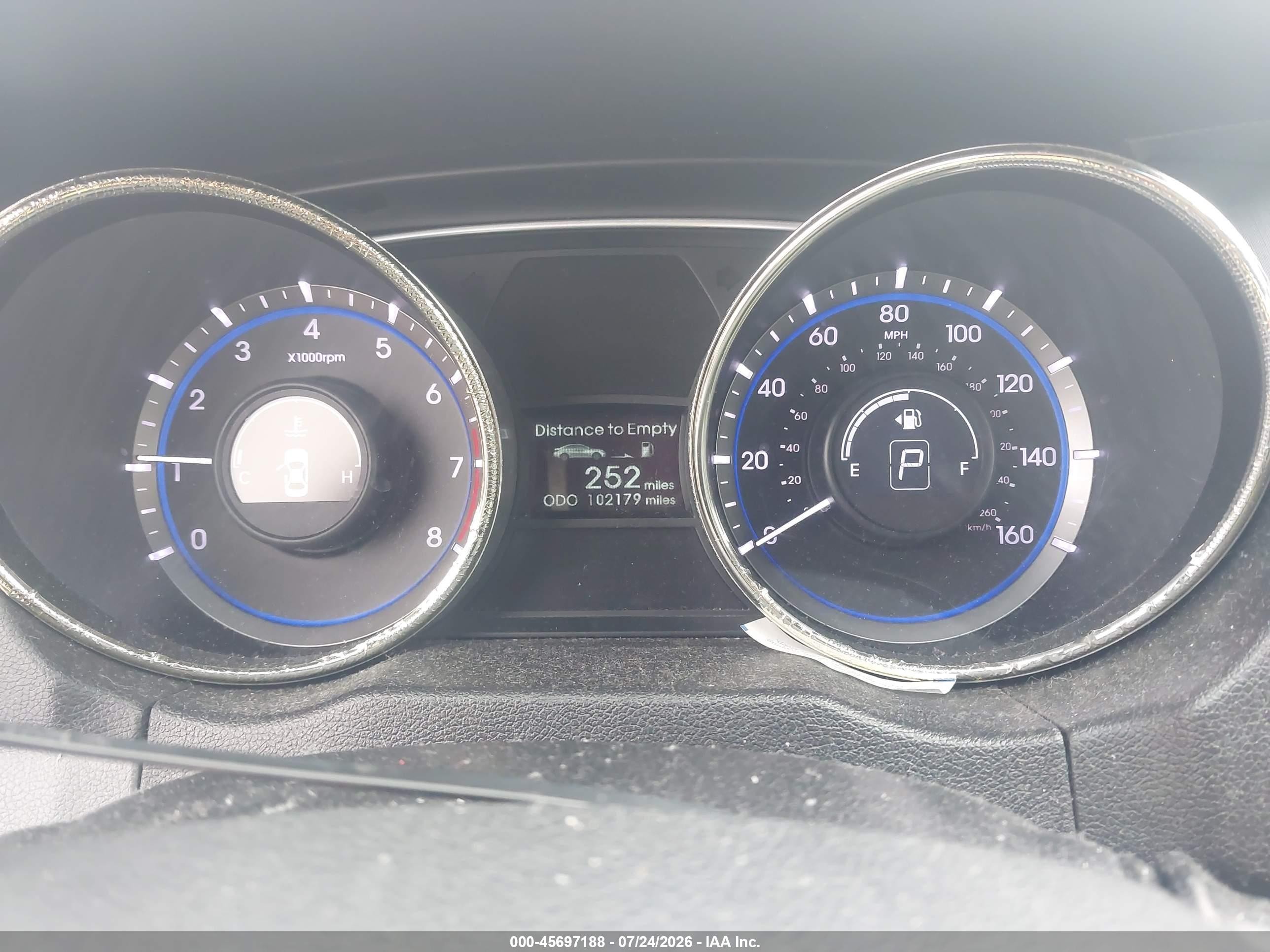 2013 Hyundai Sonata Gls Blue vin: 5NPEB4AC7DH514386