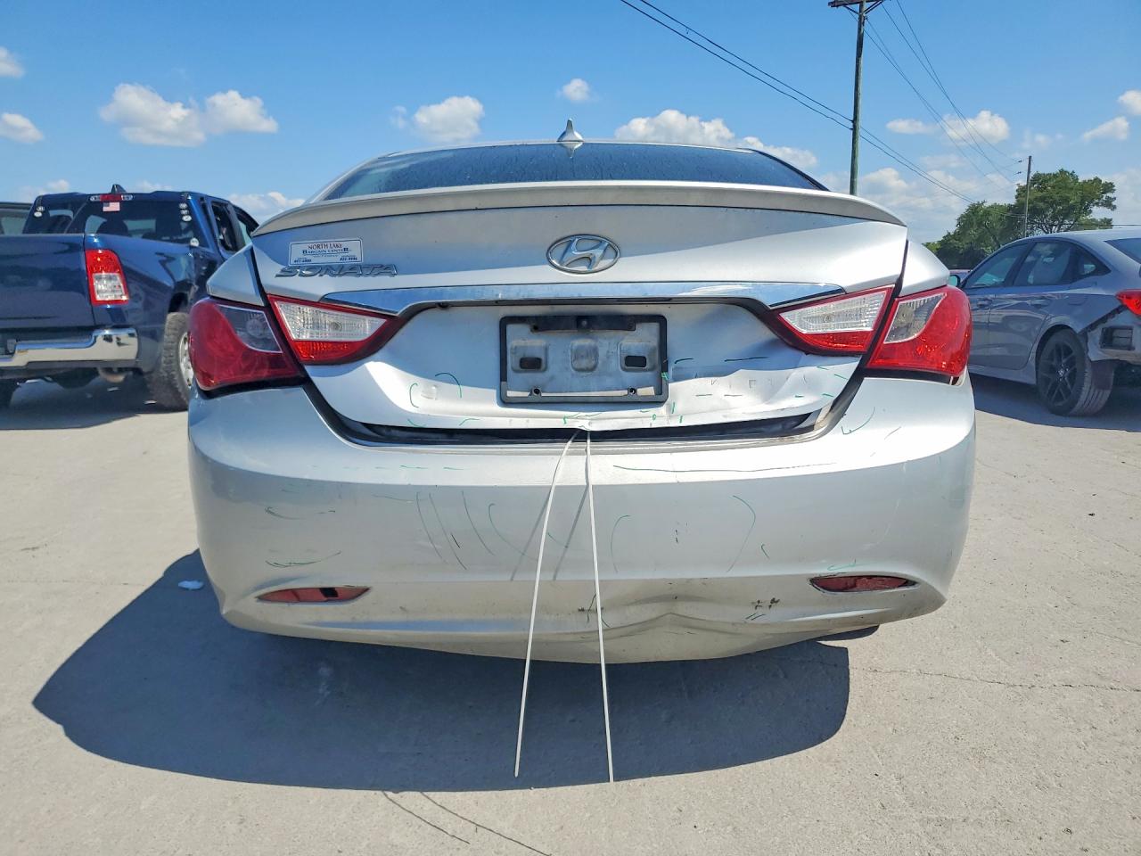 2013 Hyundai Sonata Gls Silver vin: 5NPEB4AC7DH515988