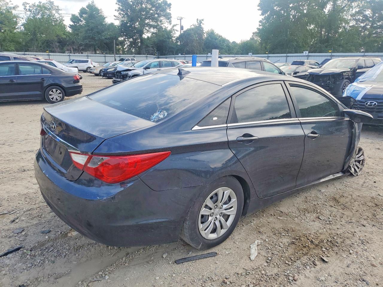 2013 Hyundai Sonata Gls Black vin: 5NPEB4AC7DH517465