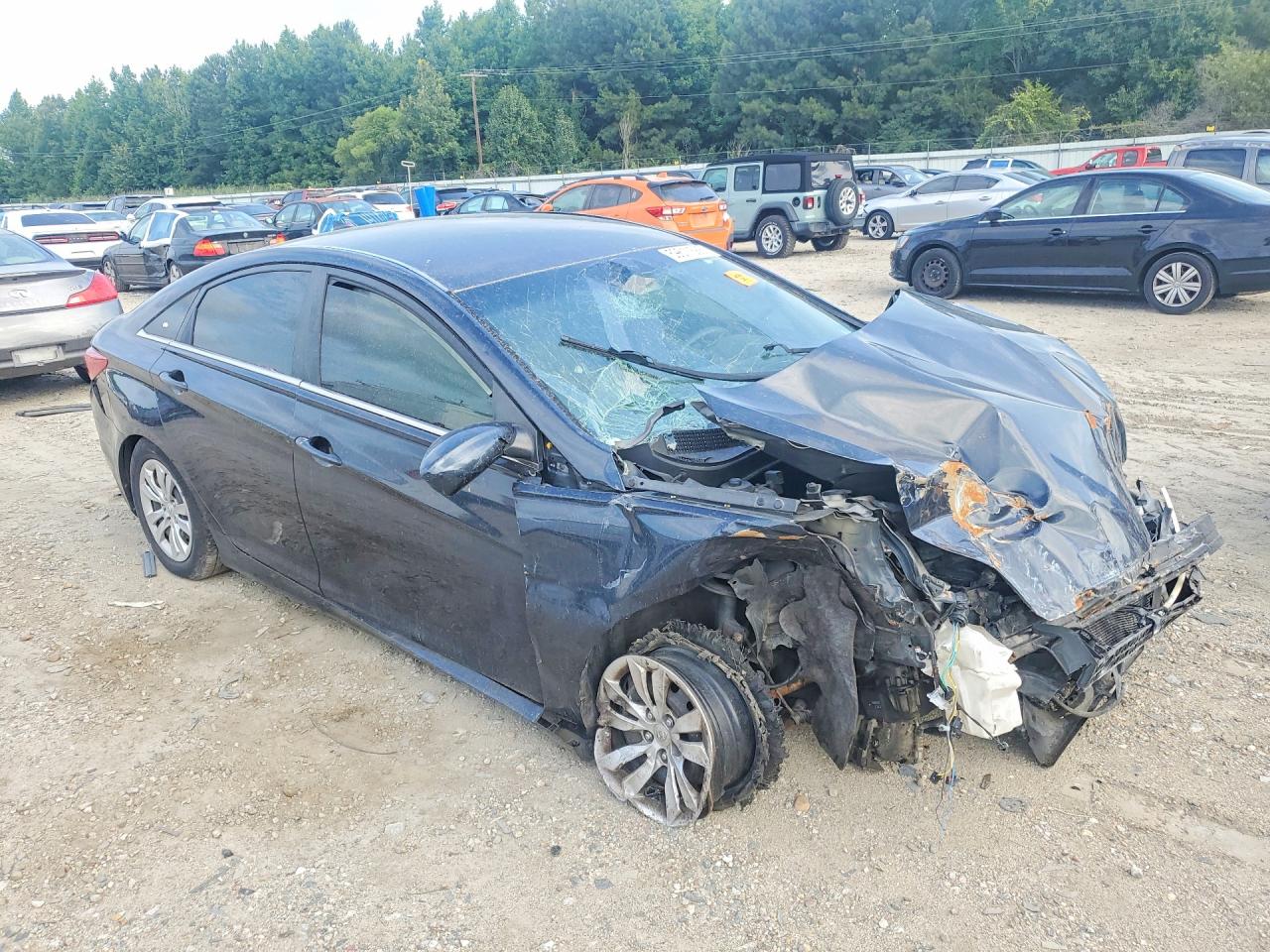 2013 Hyundai Sonata Gls Black vin: 5NPEB4AC7DH517465