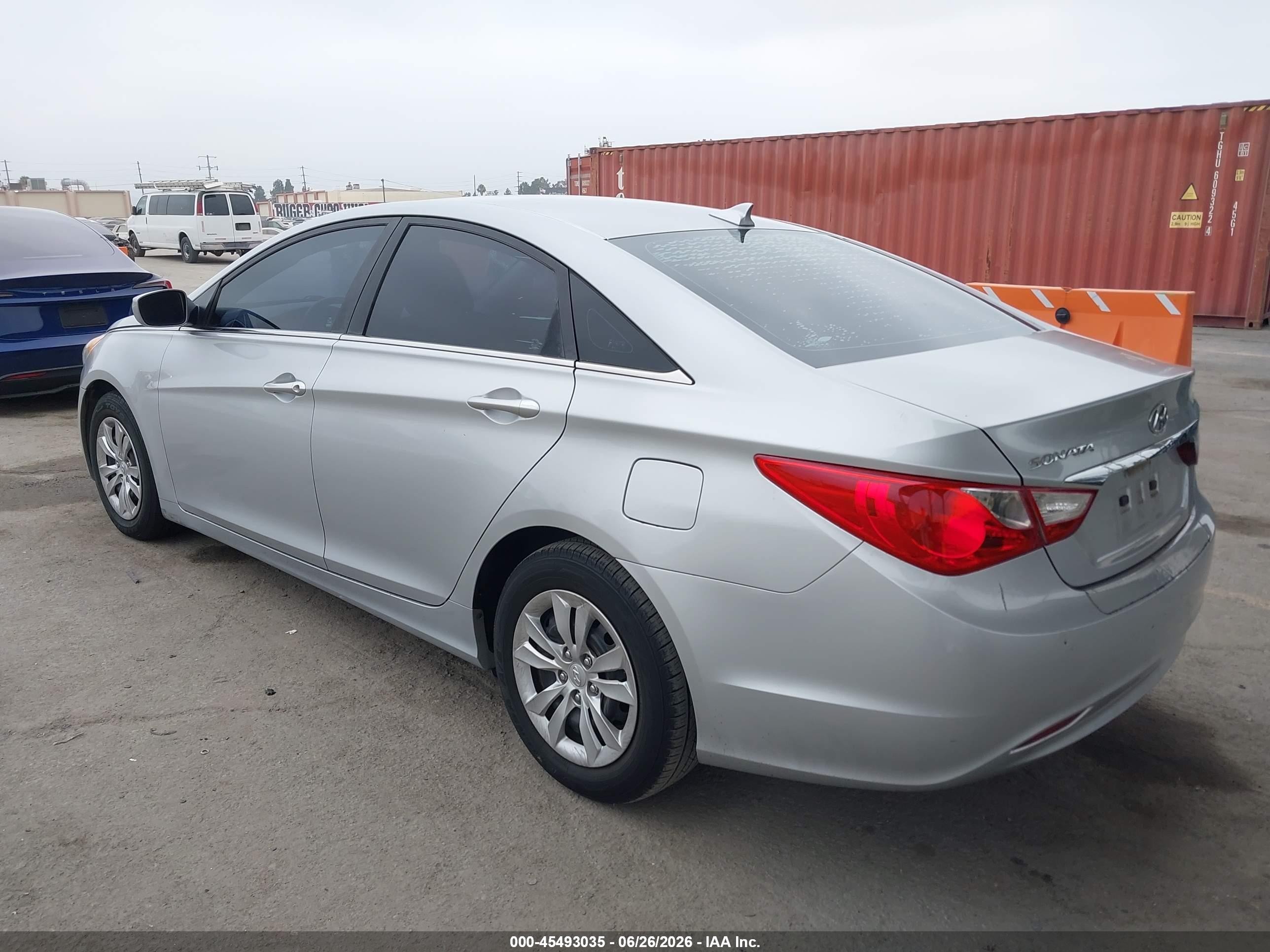 2013 Hyundai Sonata Gls Silver vin: 5NPEB4AC7DH518664