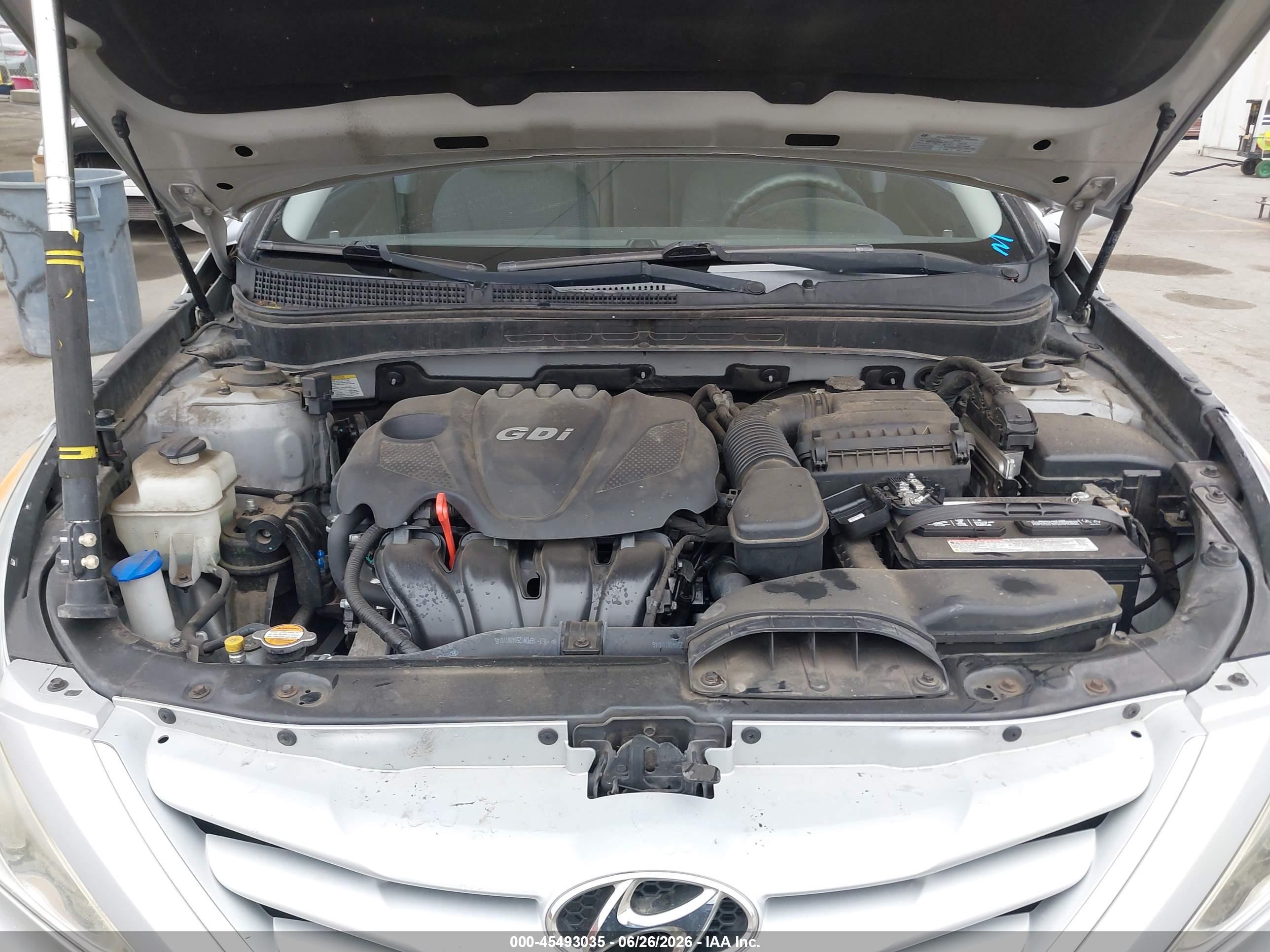 2013 Hyundai Sonata Gls Silver vin: 5NPEB4AC7DH518664