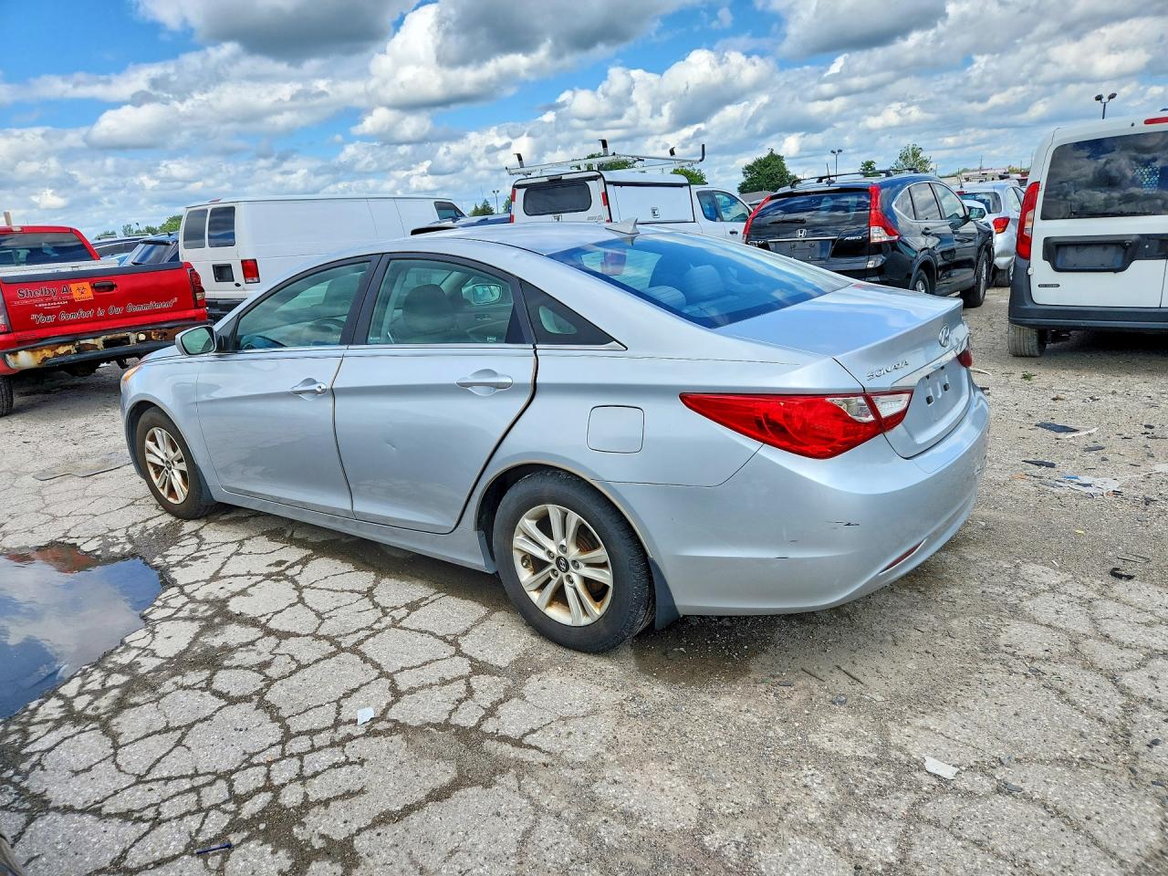 2013 Hyundai Sonata Gls Silver vin: 5NPEB4AC7DH520950