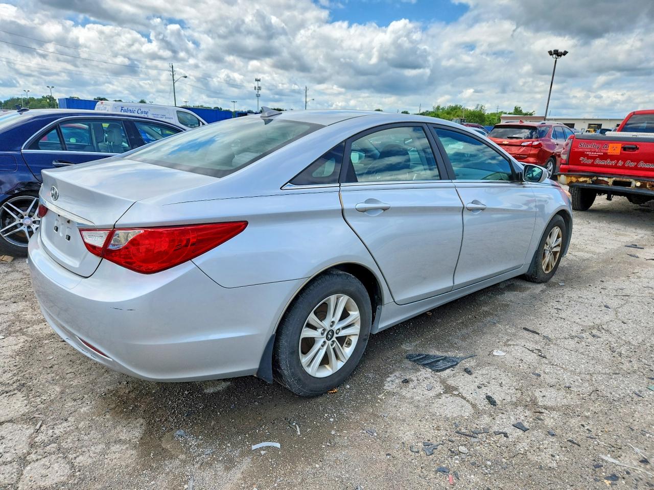 2013 Hyundai Sonata Gls Silver vin: 5NPEB4AC7DH520950