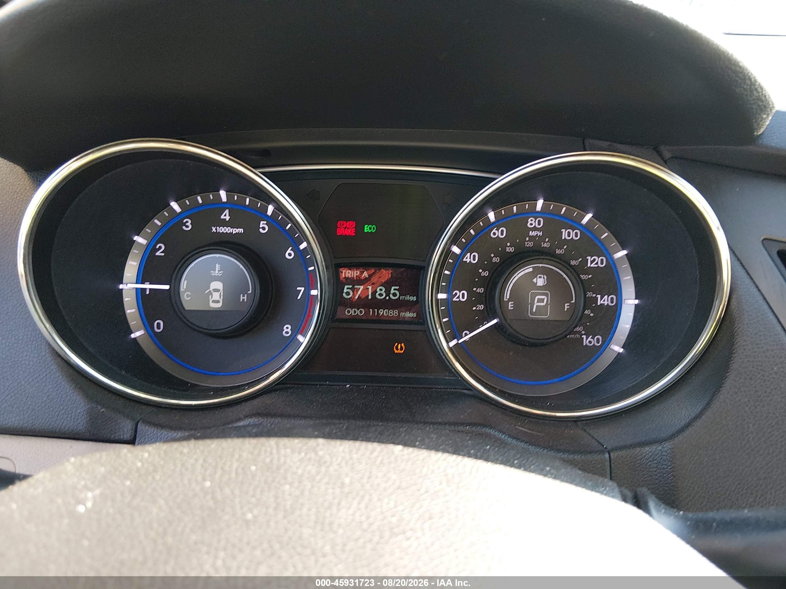 2013 Hyundai Sonata Gls White vin: 5NPEB4AC7DH526716