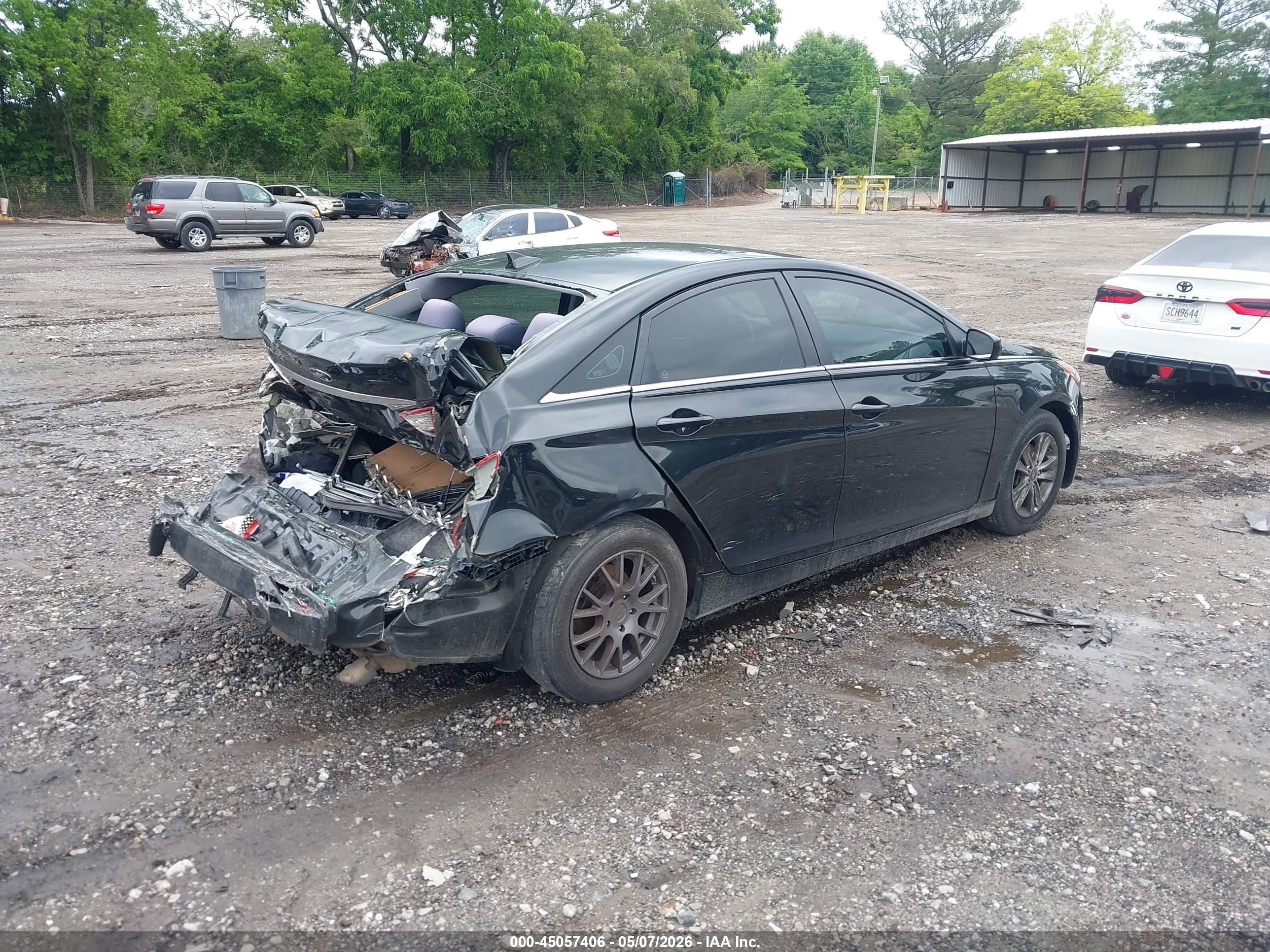 2013 Hyundai Sonata Gls Black vin: 5NPEB4AC7DH542429