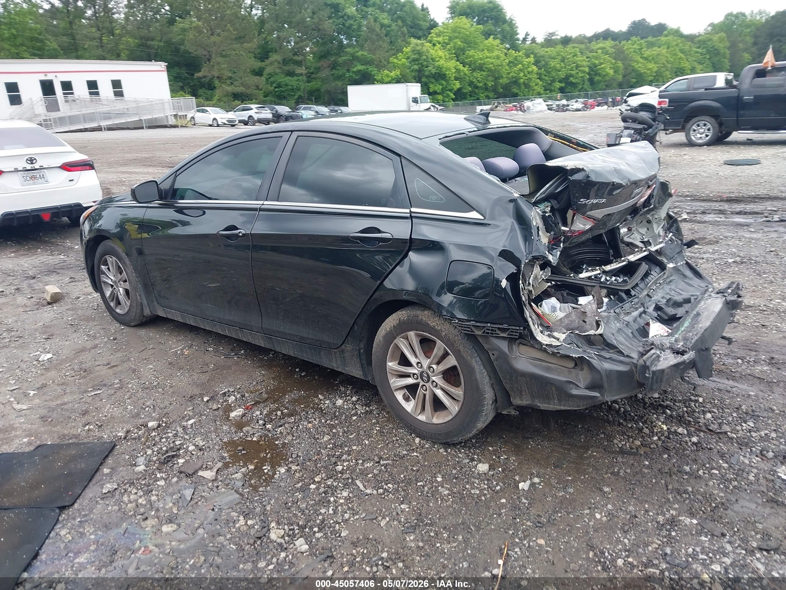 2013 Hyundai Sonata Gls Black vin: 5NPEB4AC7DH542429