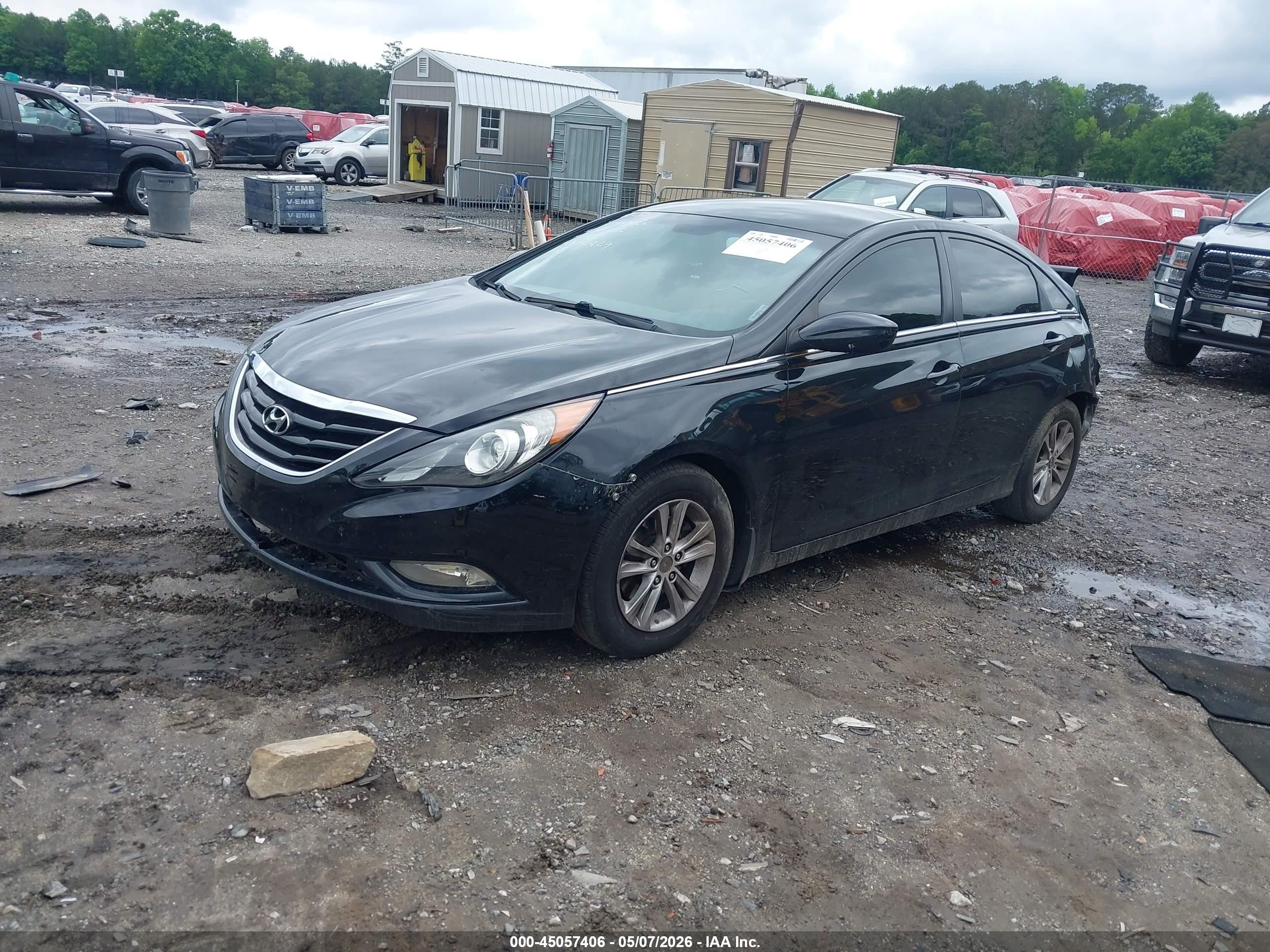 2013 Hyundai Sonata Gls Black vin: 5NPEB4AC7DH542429