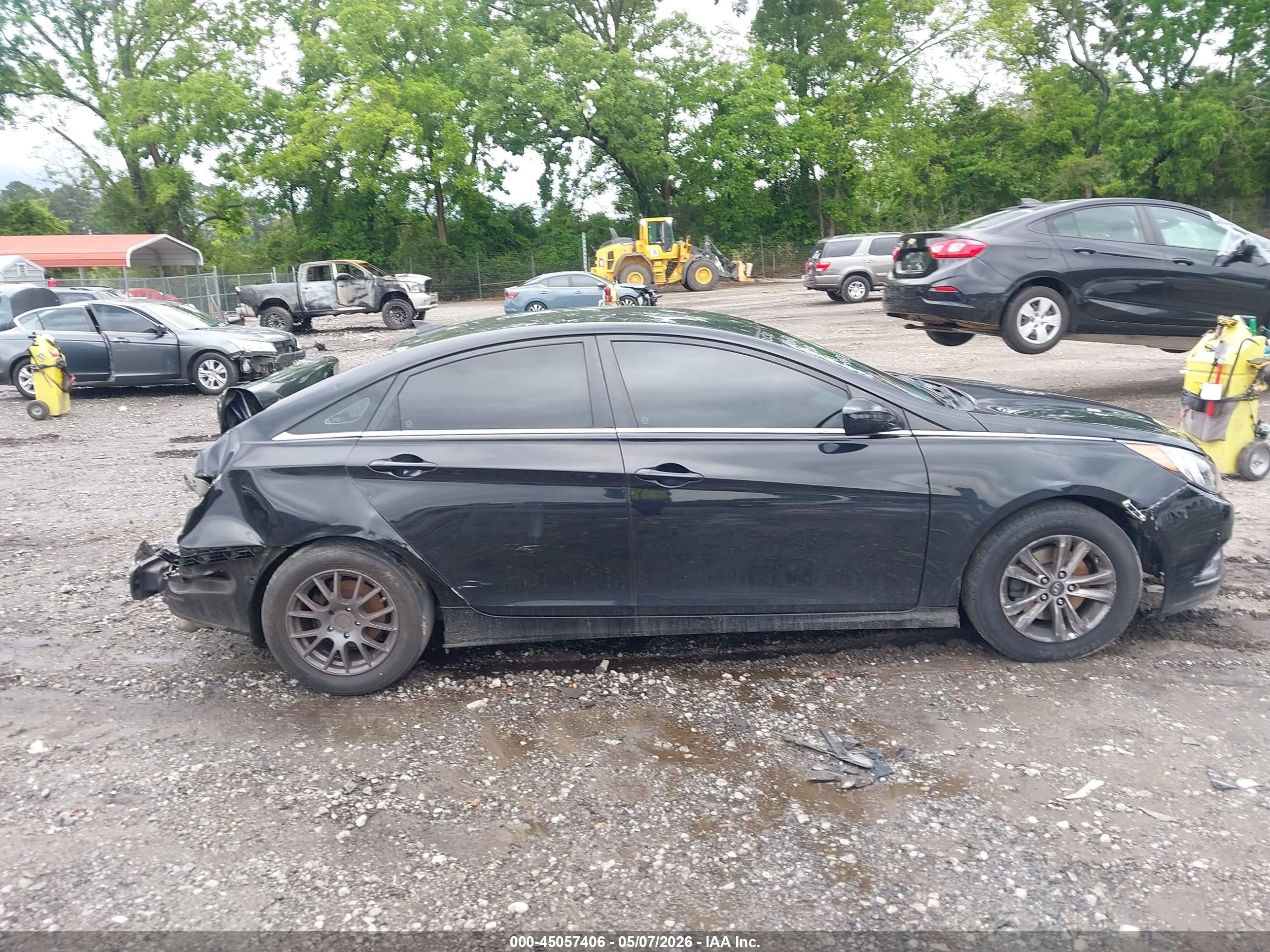 2013 Hyundai Sonata Gls Black vin: 5NPEB4AC7DH542429