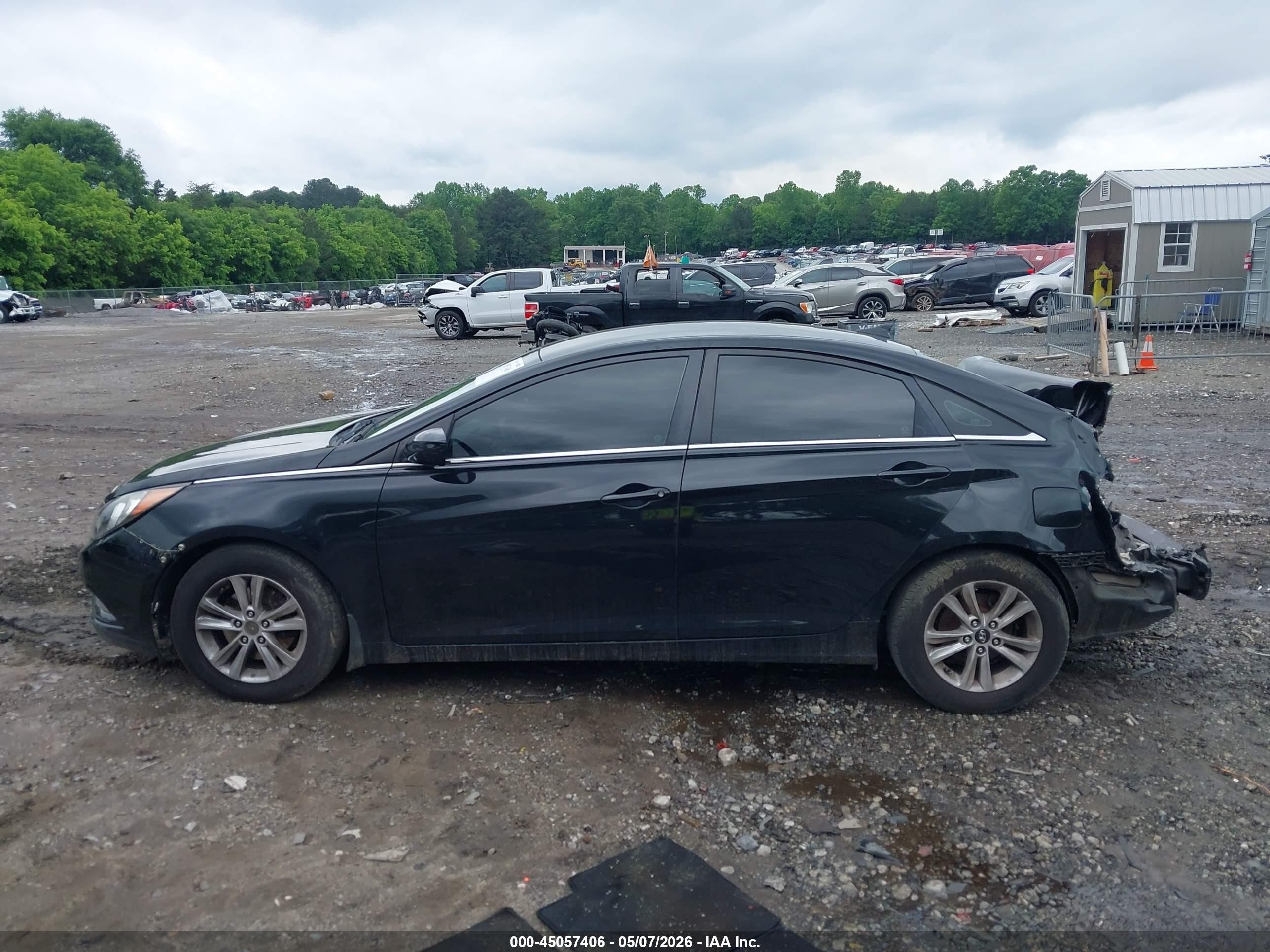 2013 Hyundai Sonata Gls Black vin: 5NPEB4AC7DH542429