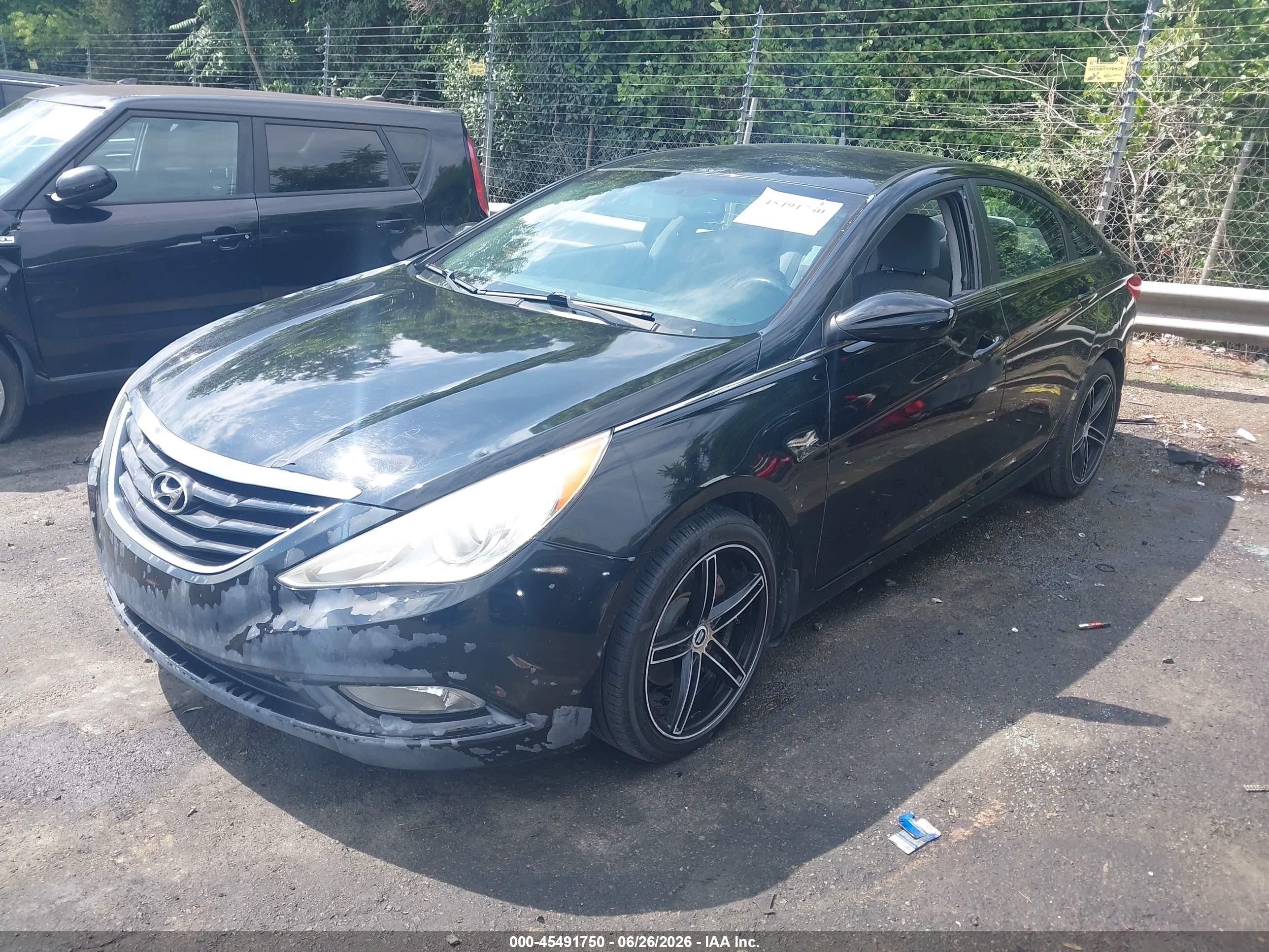 2013 Hyundai Sonata Gls Black vin: 5NPEB4AC7DH542883