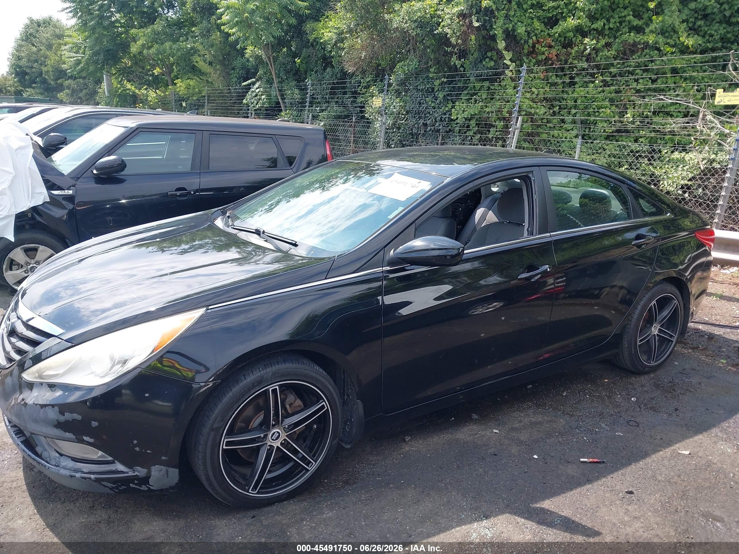2013 Hyundai Sonata Gls Black vin: 5NPEB4AC7DH542883