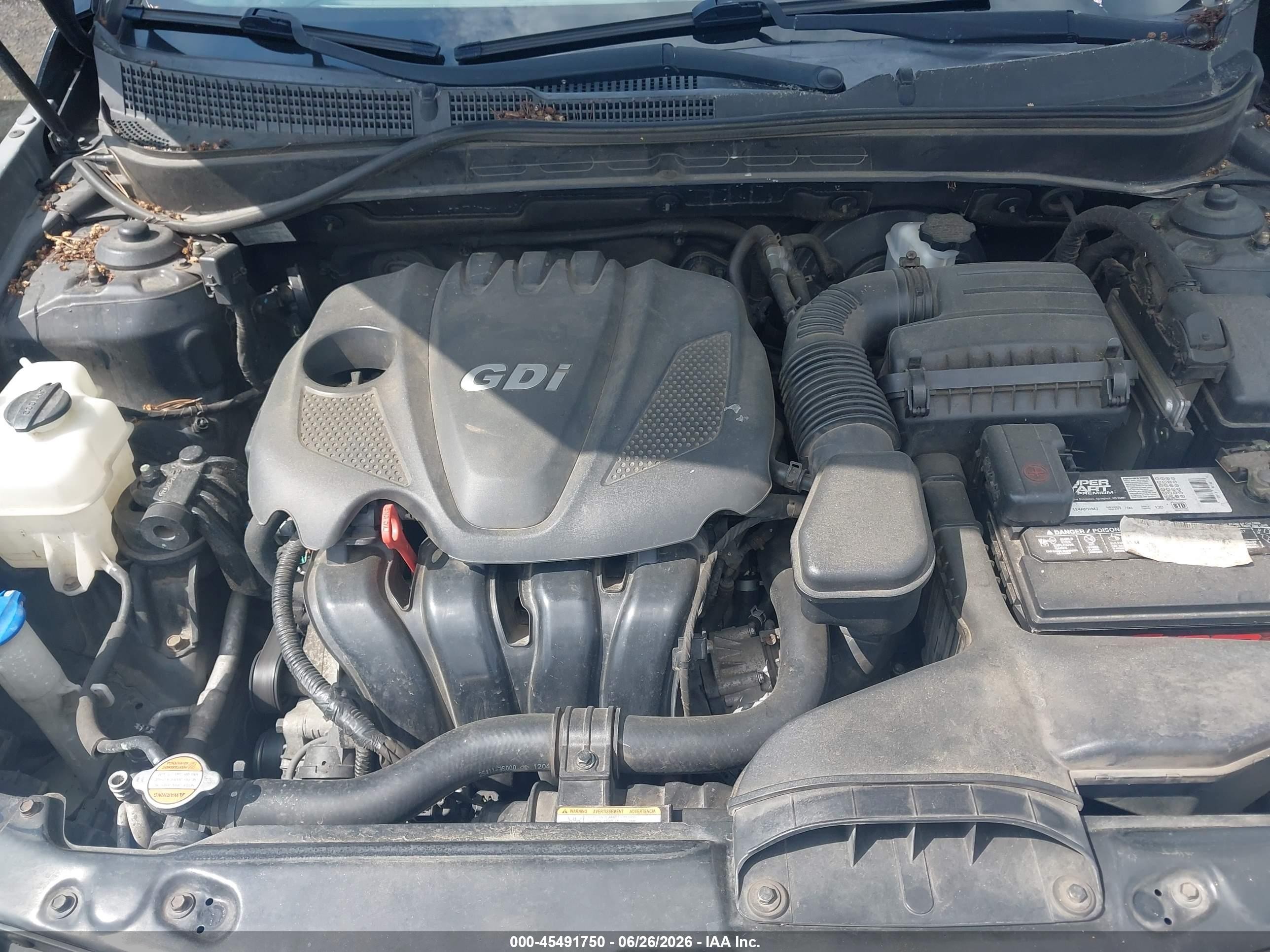 2013 Hyundai Sonata Gls Black vin: 5NPEB4AC7DH542883