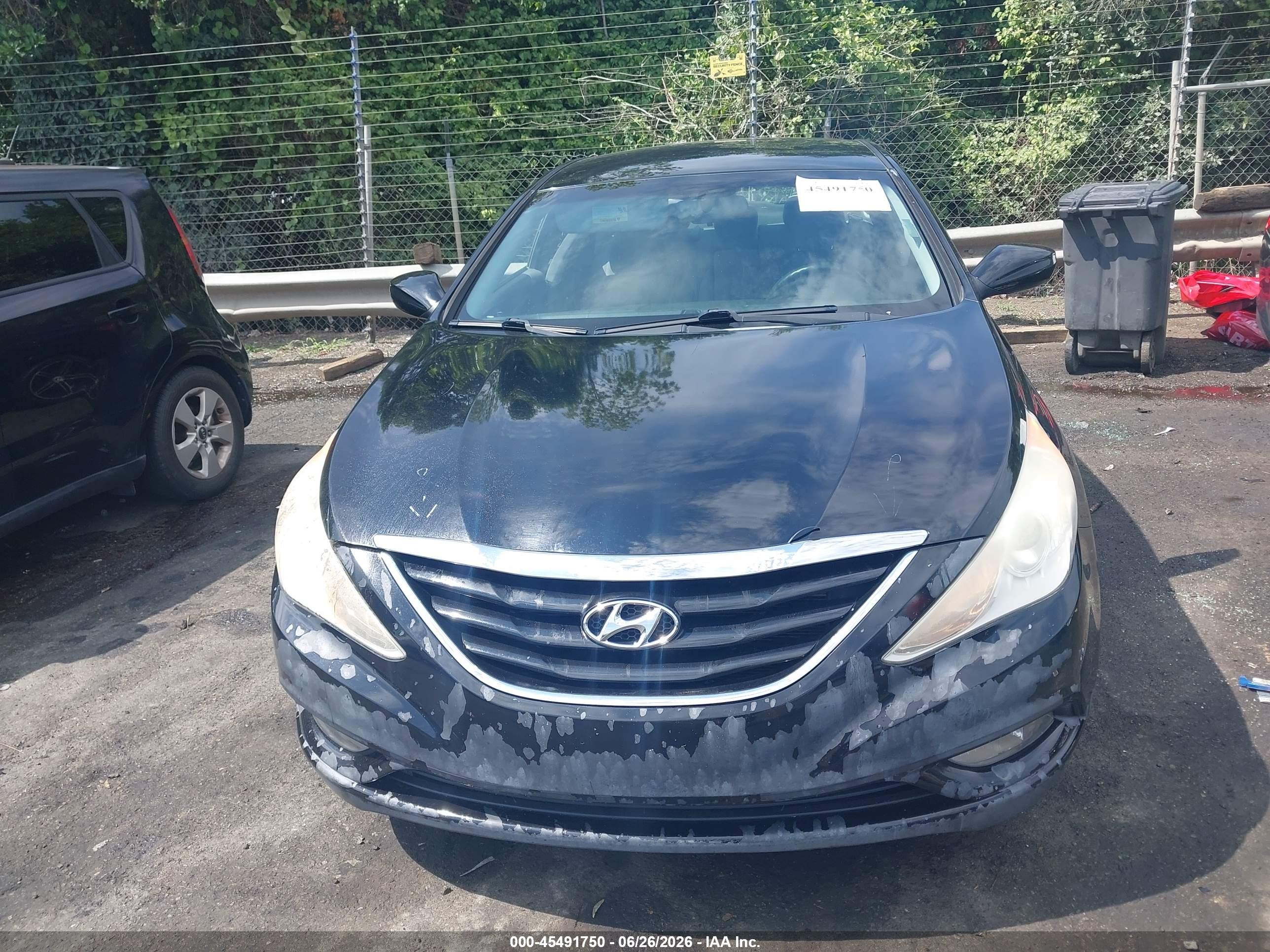 2013 Hyundai Sonata Gls Black vin: 5NPEB4AC7DH542883