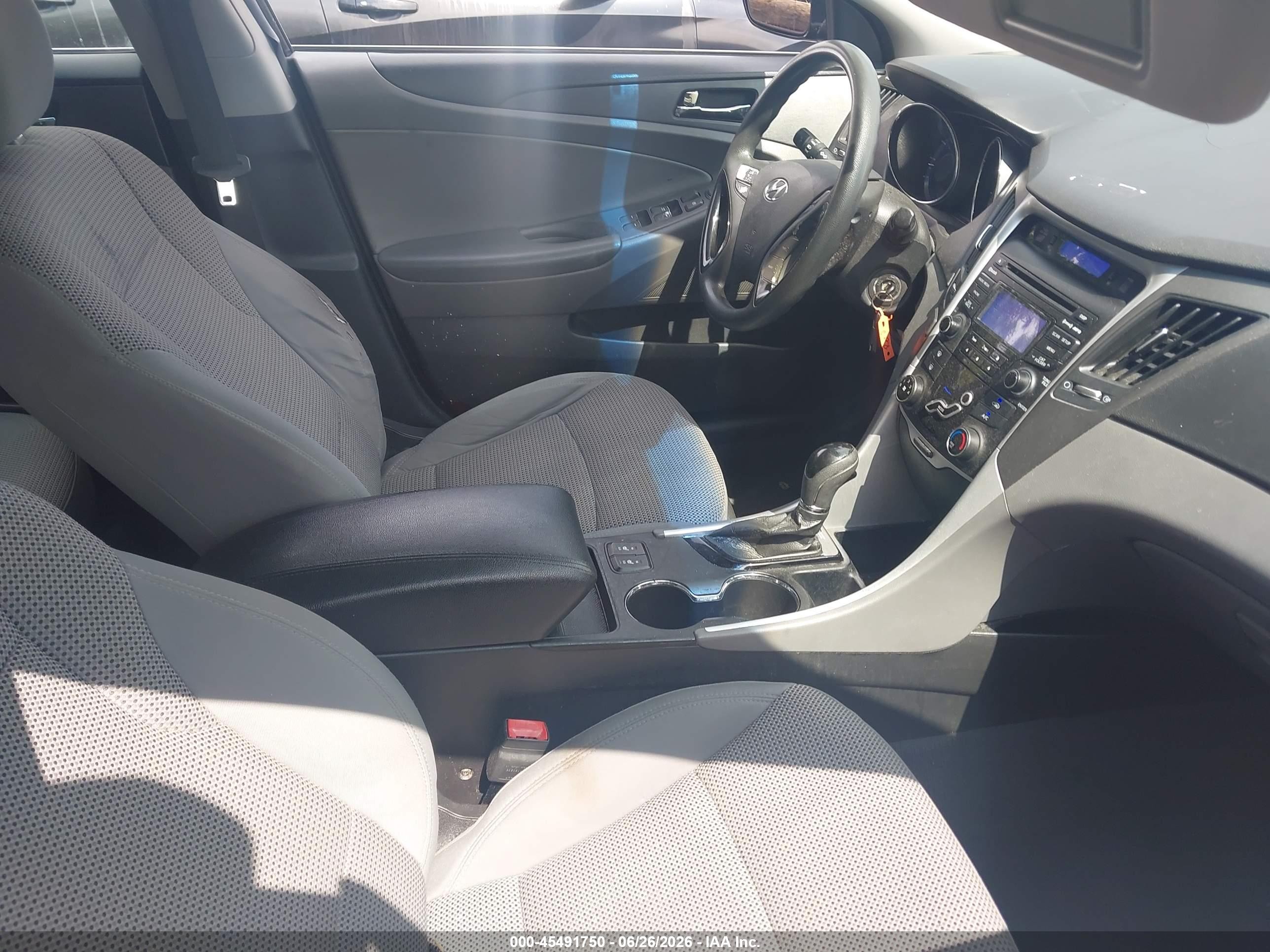 2013 Hyundai Sonata Gls Black vin: 5NPEB4AC7DH542883