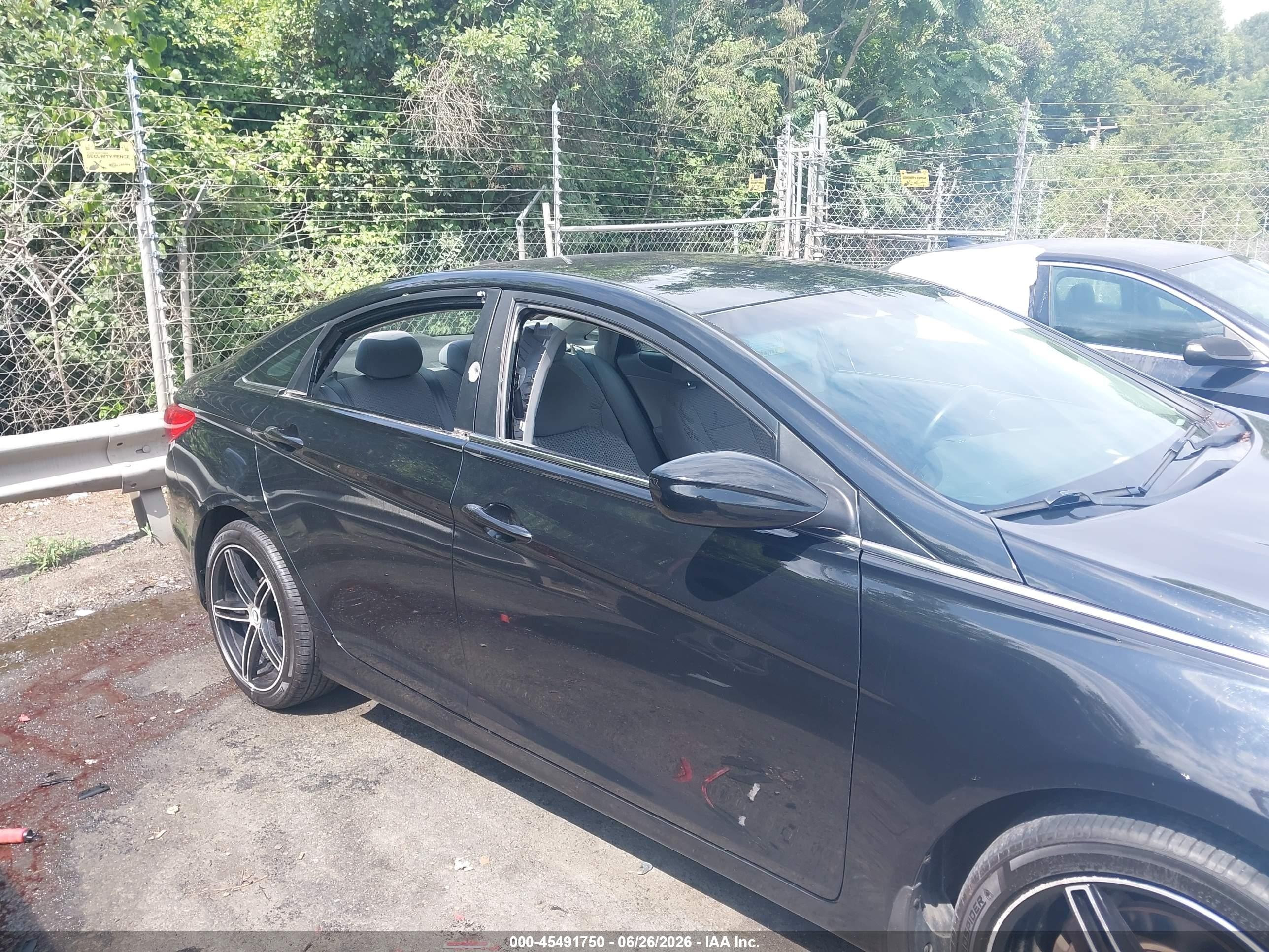 2013 Hyundai Sonata Gls Black vin: 5NPEB4AC7DH542883