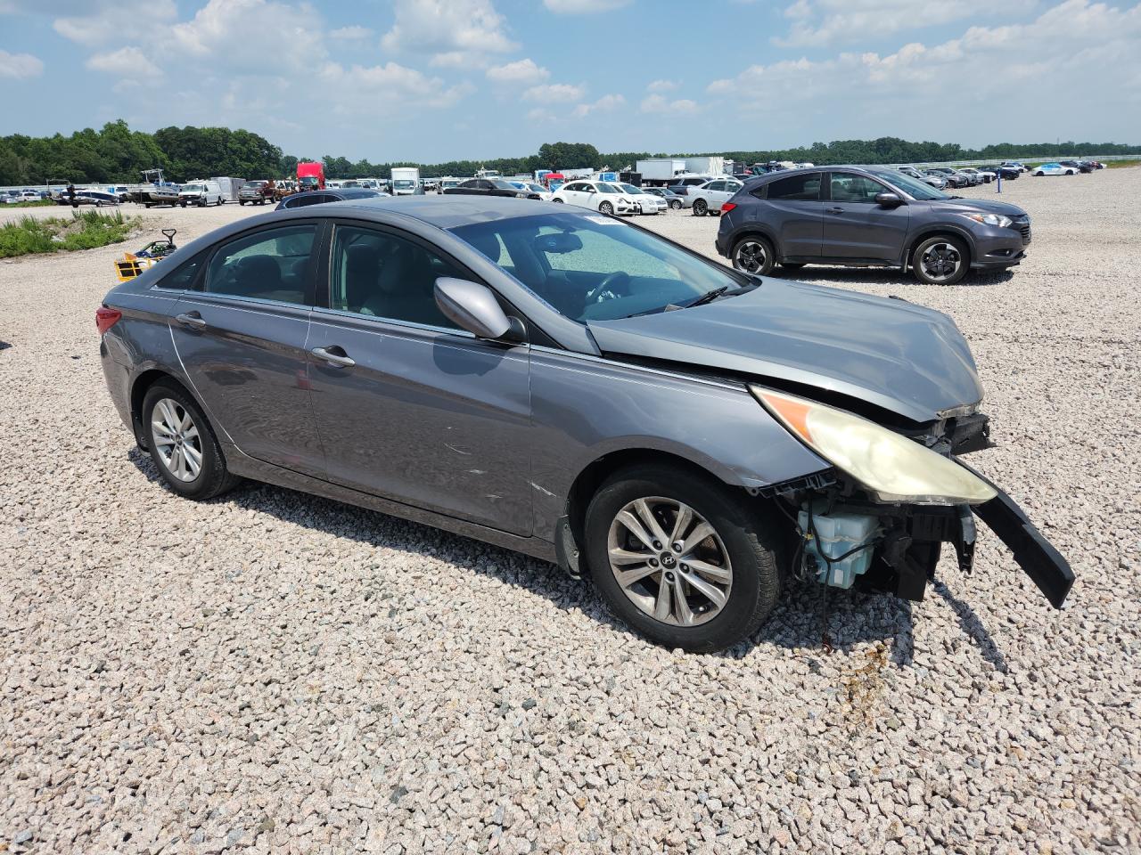 2013 Hyundai Sonata Gls Серый vin: 5NPEB4AC7DH546920