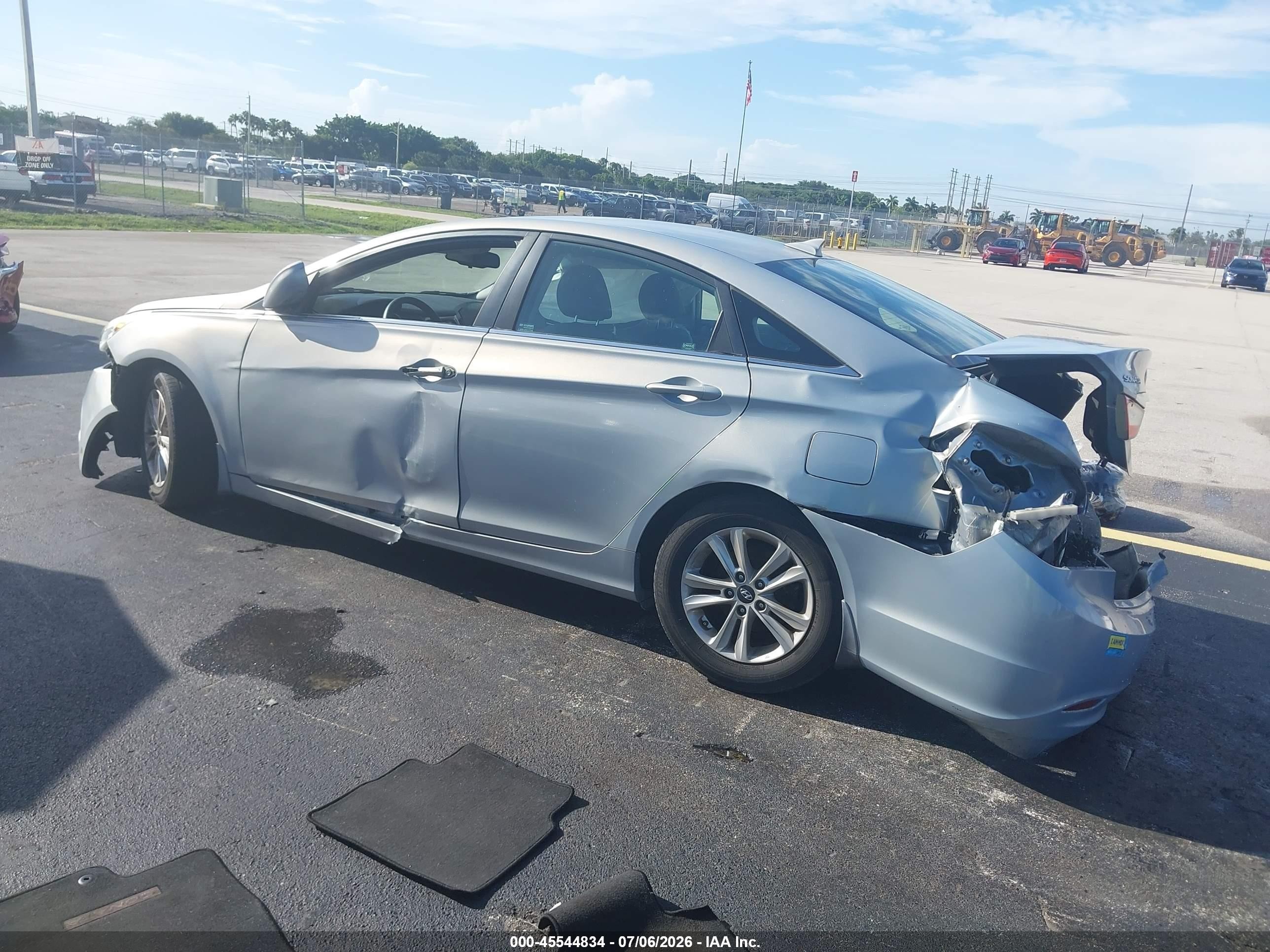2013 Hyundai Sonata Gls Light Blue vin: 5NPEB4AC7DH549624
