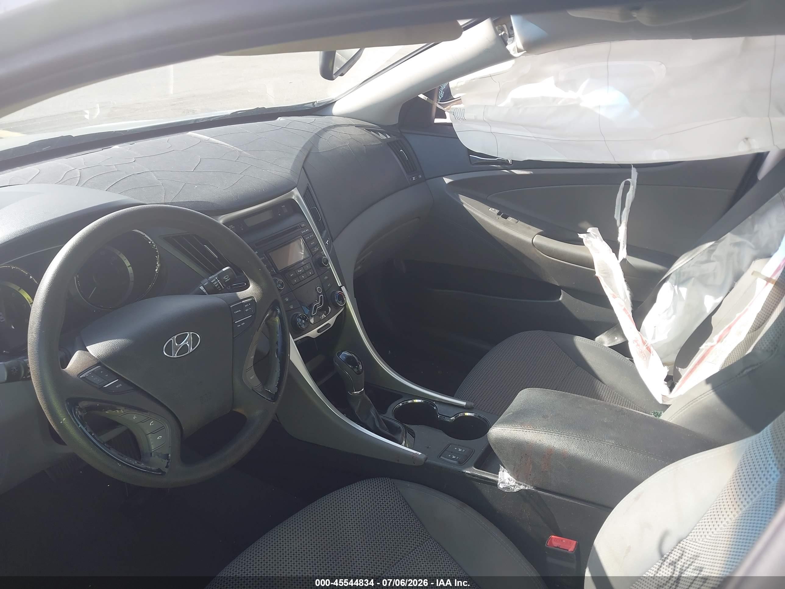 2013 Hyundai Sonata Gls Light Blue vin: 5NPEB4AC7DH549624