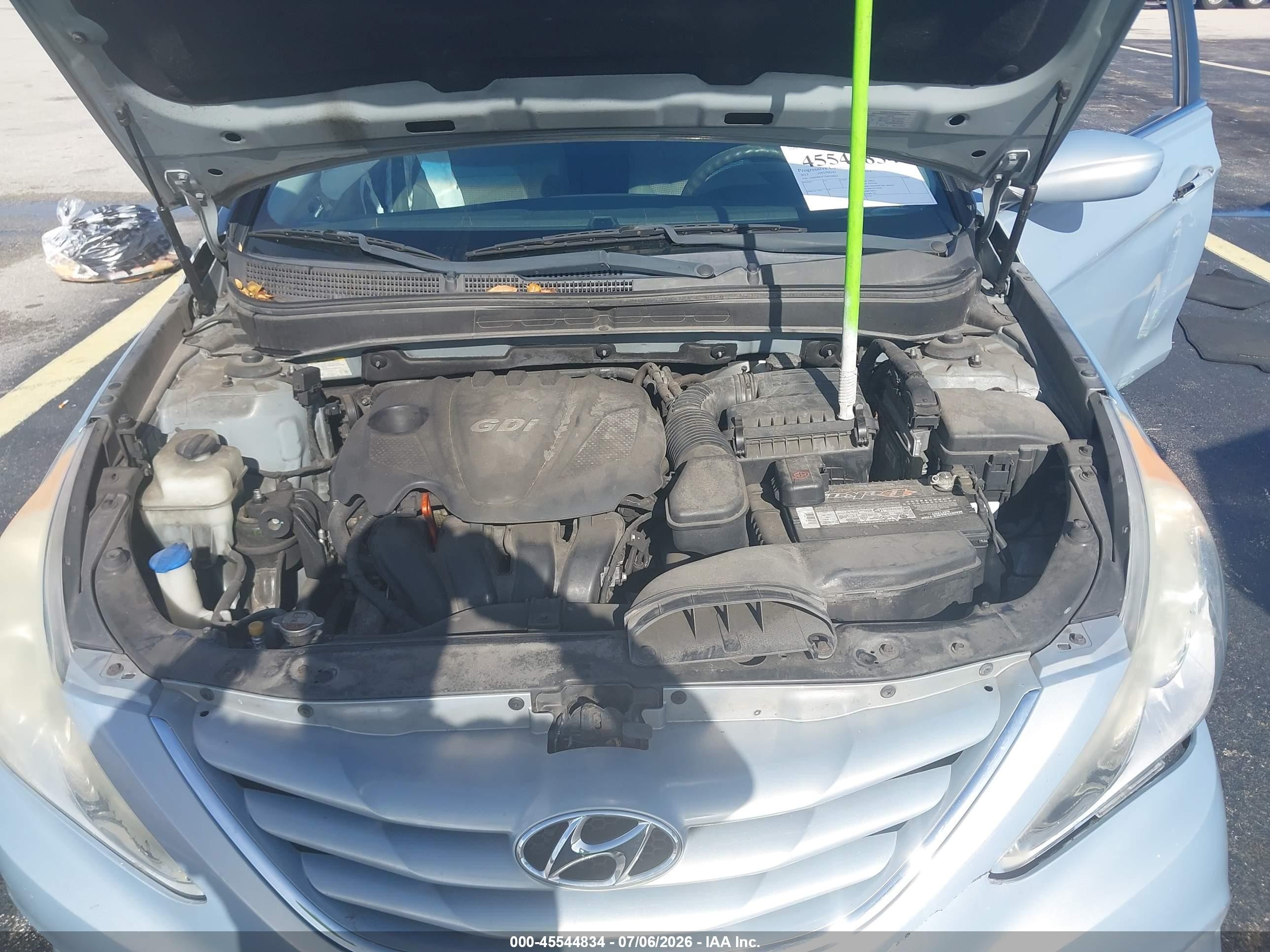 2013 Hyundai Sonata Gls Light Blue vin: 5NPEB4AC7DH549624
