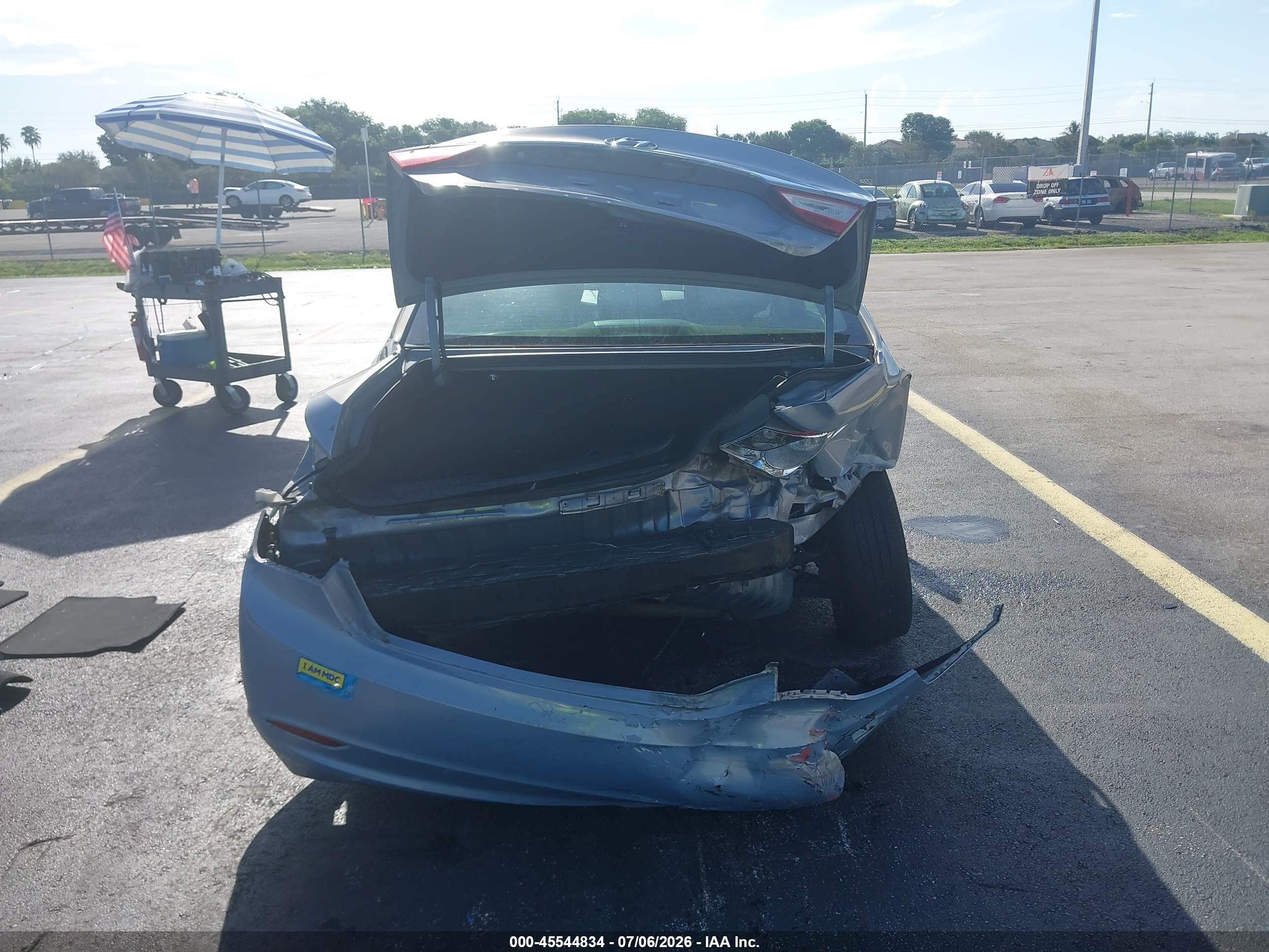 2013 Hyundai Sonata Gls Light Blue vin: 5NPEB4AC7DH549624