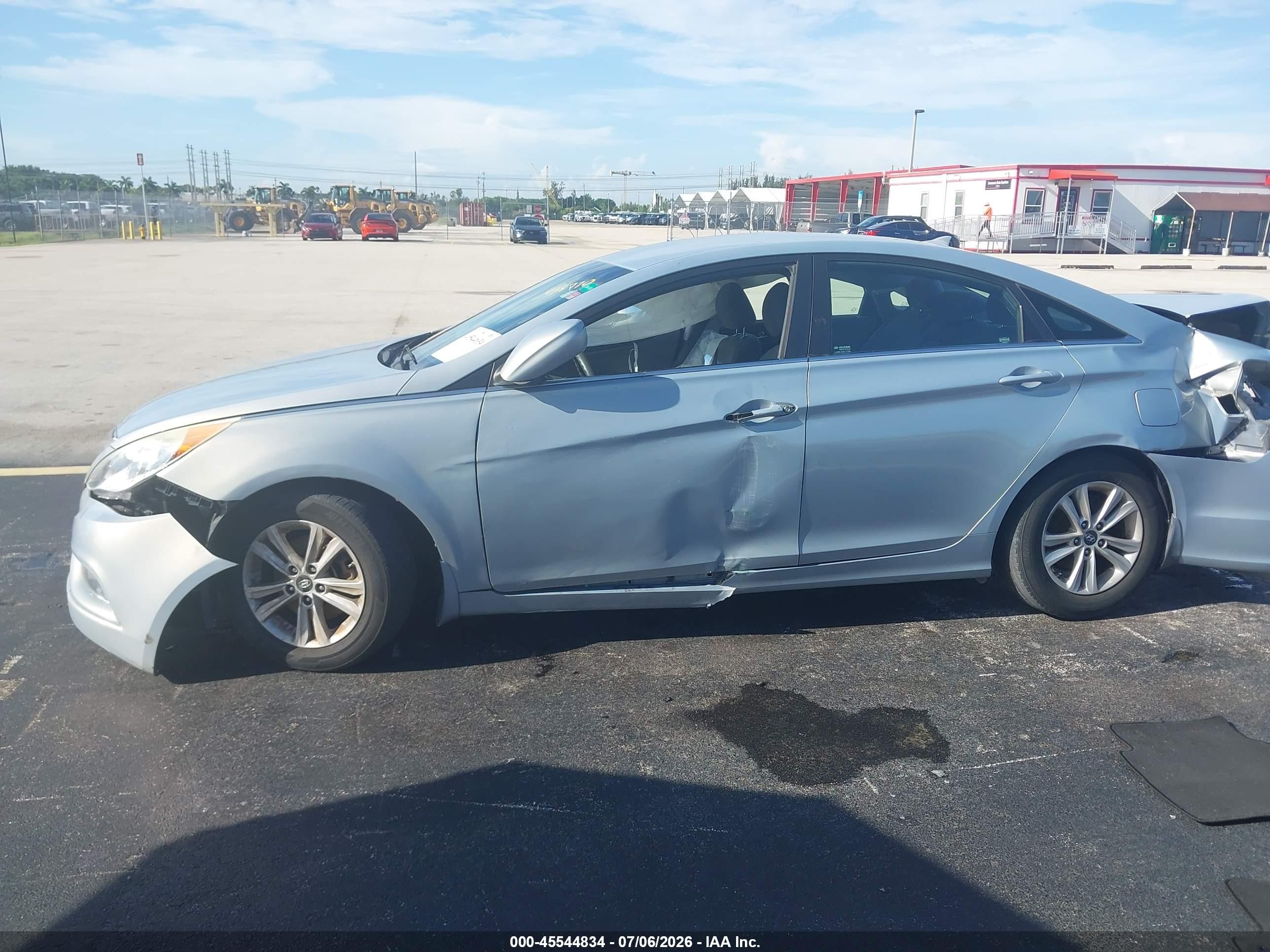 2013 Hyundai Sonata Gls Light Blue vin: 5NPEB4AC7DH549624