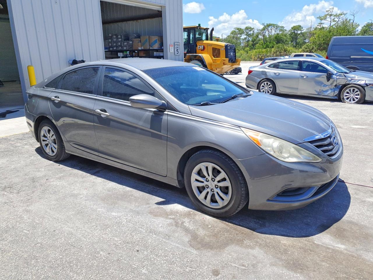 2013 Hyundai Sonata Gls Gray vin: 5NPEB4AC7DH556072