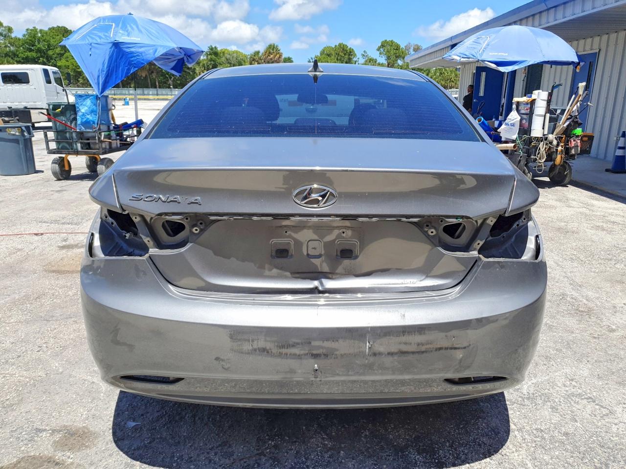 2013 Hyundai Sonata Gls Gray vin: 5NPEB4AC7DH556072