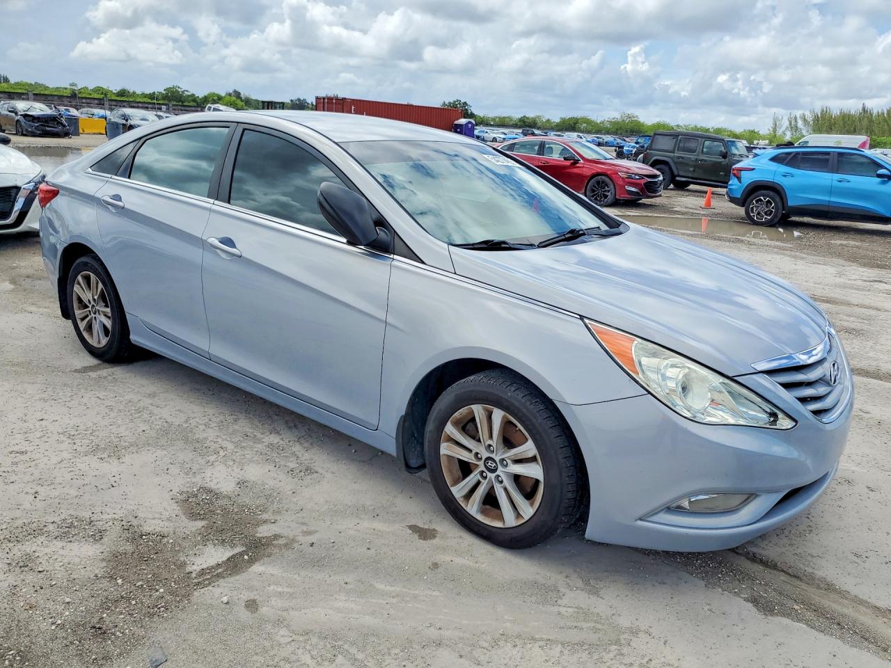 2013 Hyundai Sonata Gls Blue vin: 5NPEB4AC7DH561711