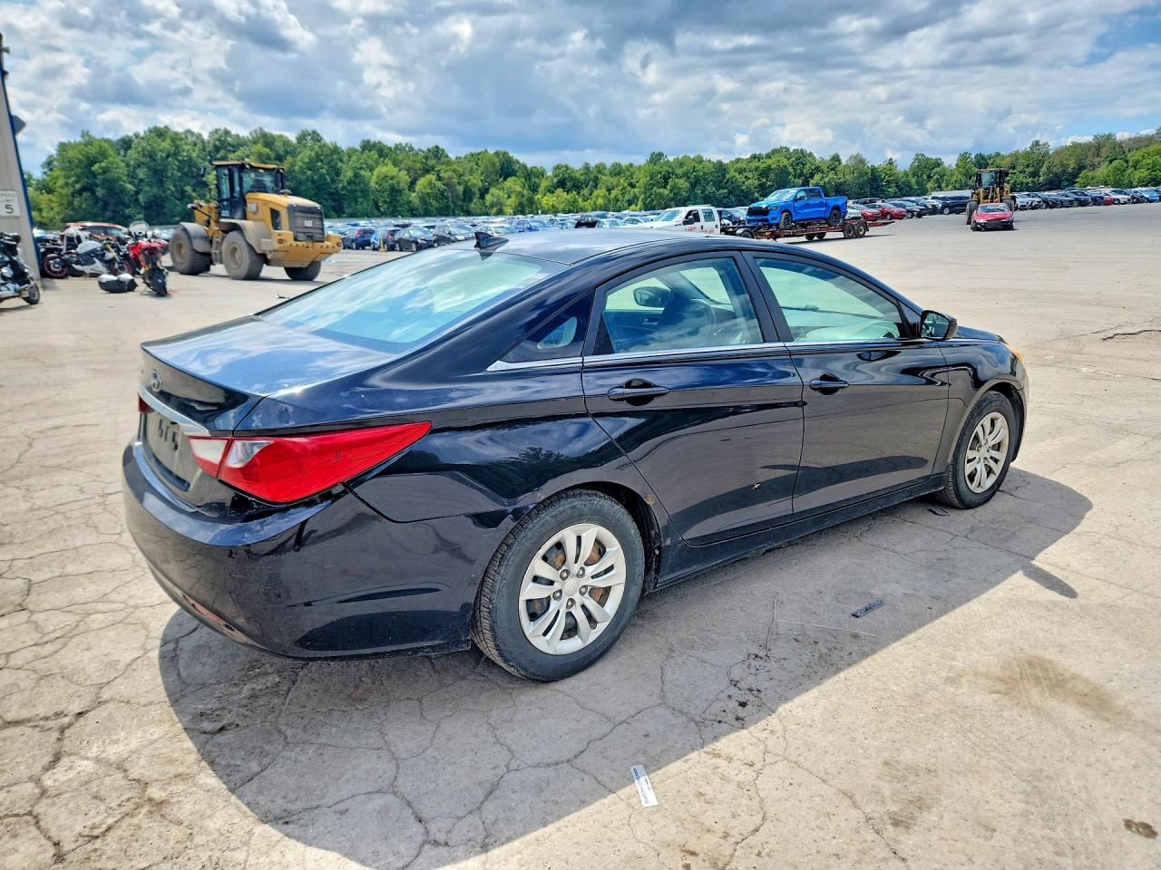 2013 Hyundai Sonata Gls Black vin: 5NPEB4AC7DH573275