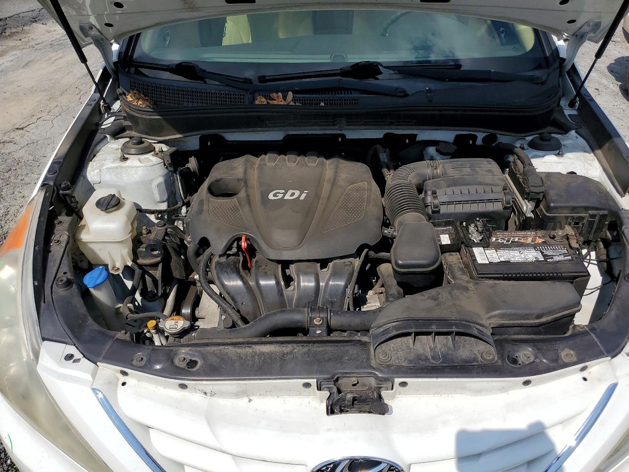 2013 Hyundai Sonata Gls White vin: 5NPEB4AC7DH588634