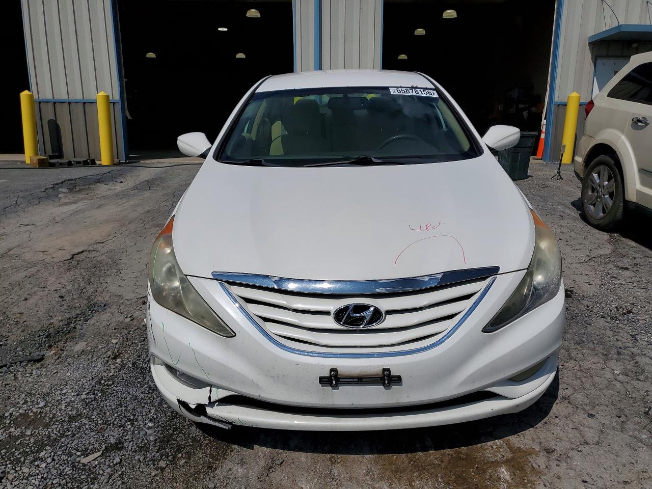 2013 Hyundai Sonata Gls White vin: 5NPEB4AC7DH588634