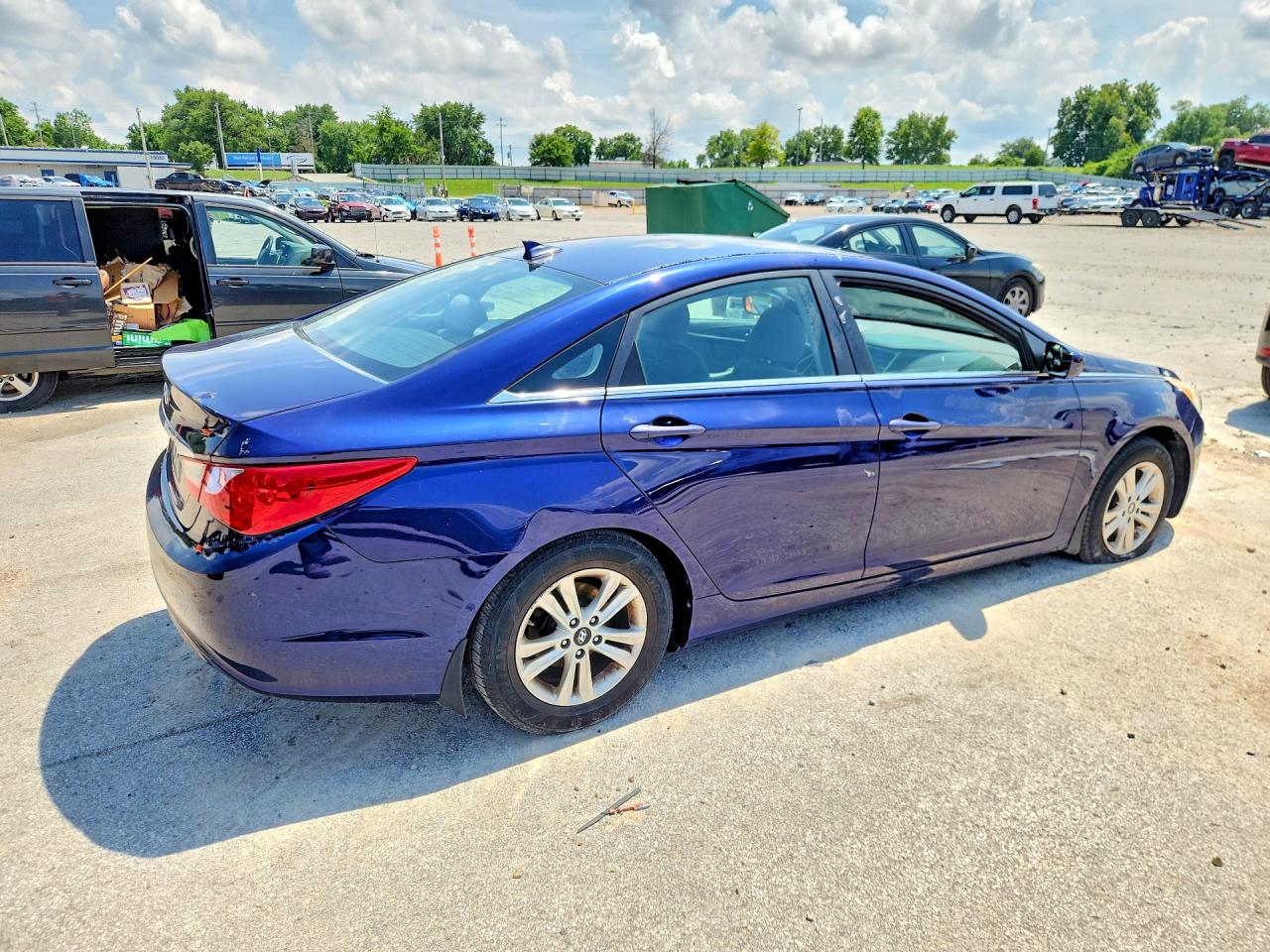 2013 Hyundai Sonata Gls Blue vin: 5NPEB4AC7DH591727