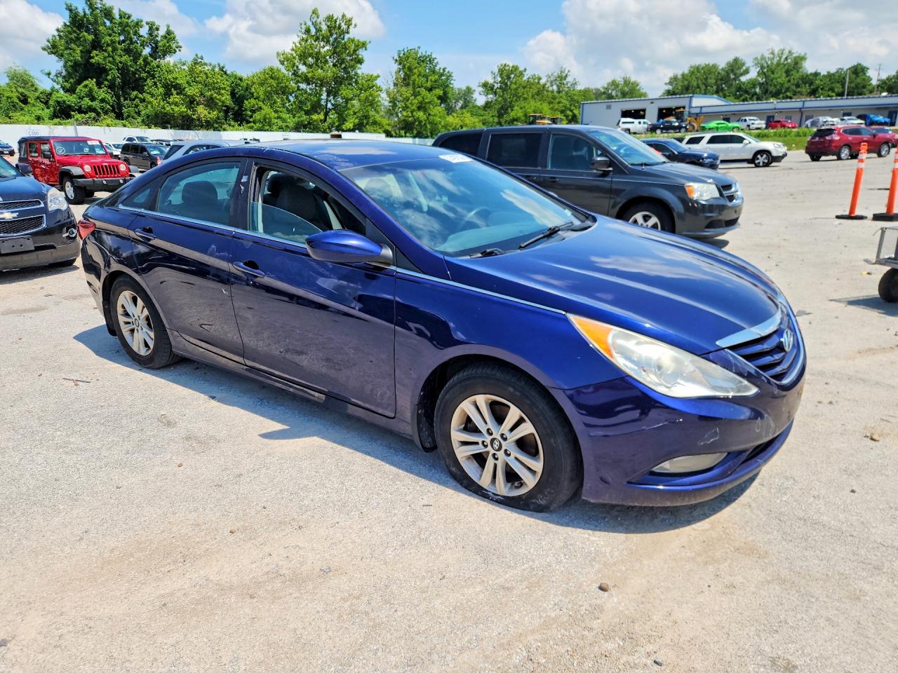 2013 Hyundai Sonata Gls Blue vin: 5NPEB4AC7DH591727