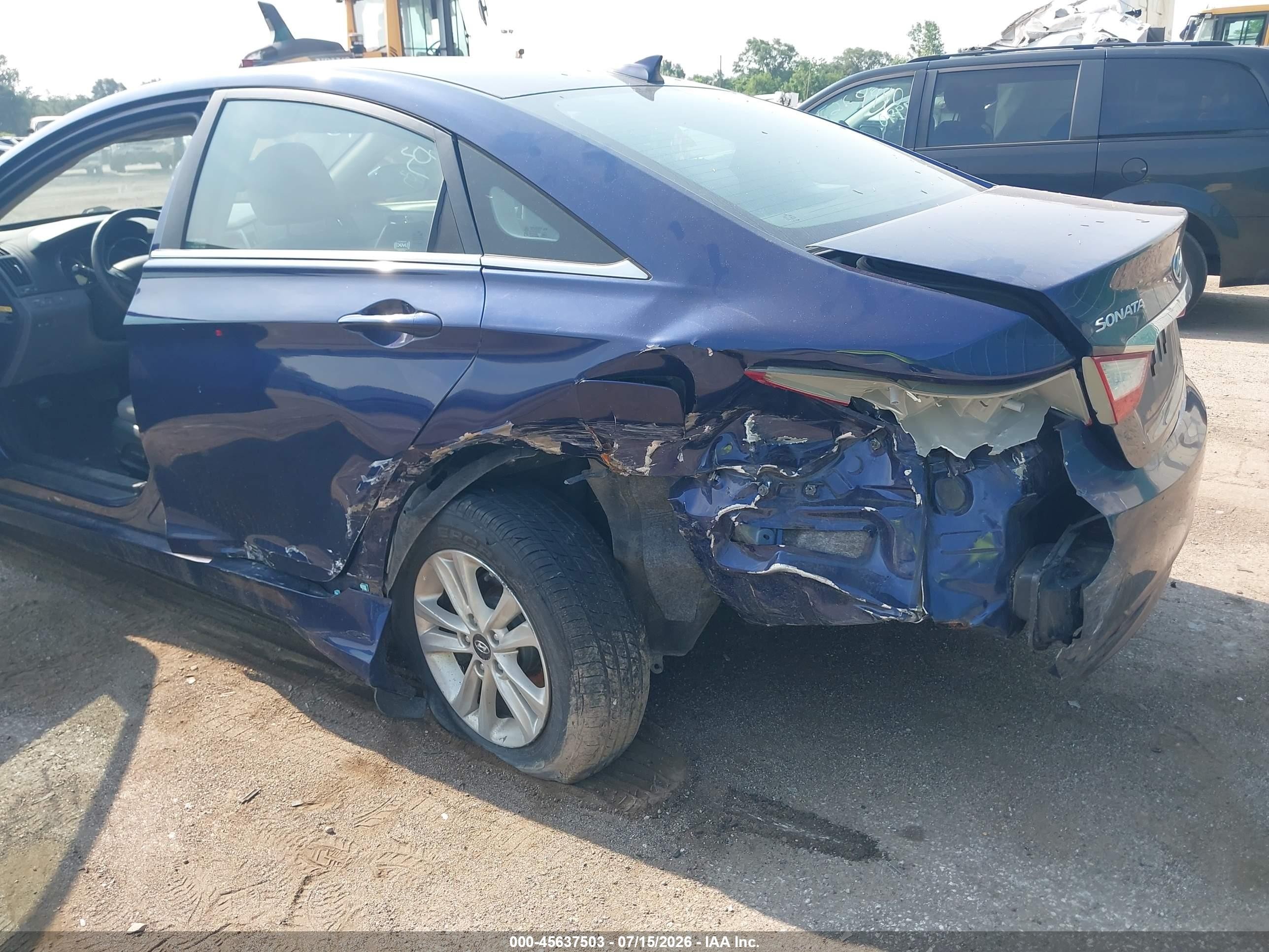 2013 Hyundai Sonata Gls Blue vin: 5NPEB4AC7DH593560